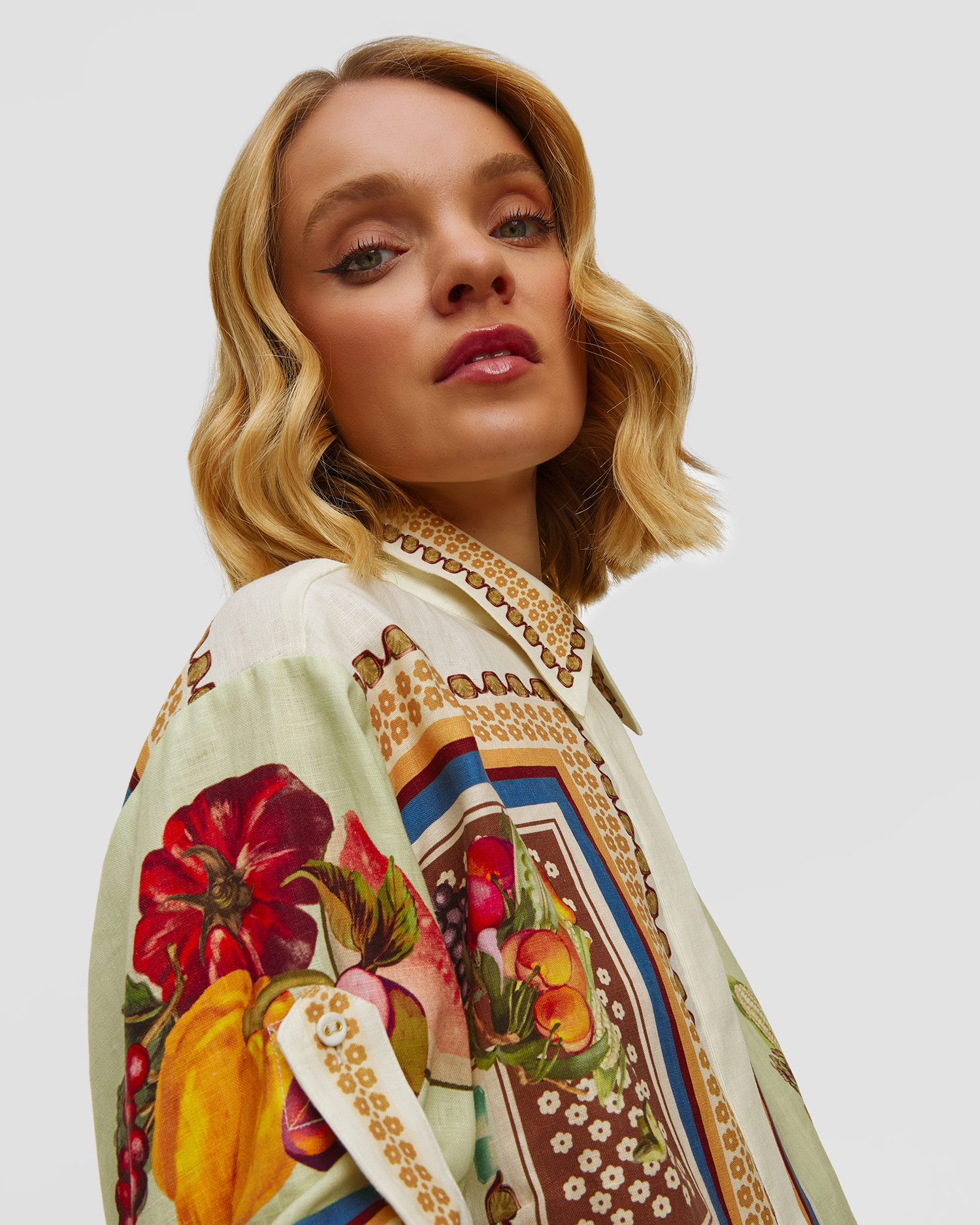 Cămașă din in pentru femei Alemais Mercado