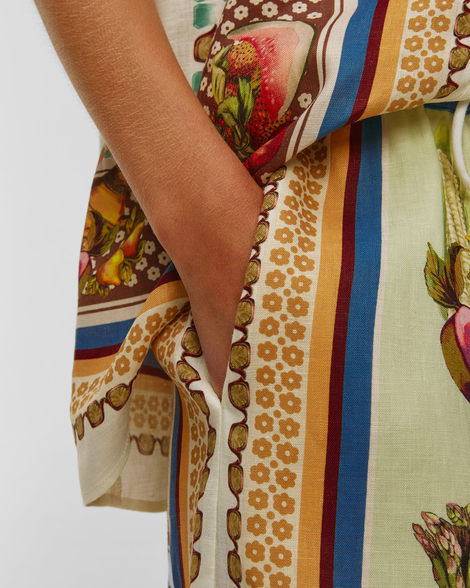 Pantaloni din in pentru femei Alemais Mercado