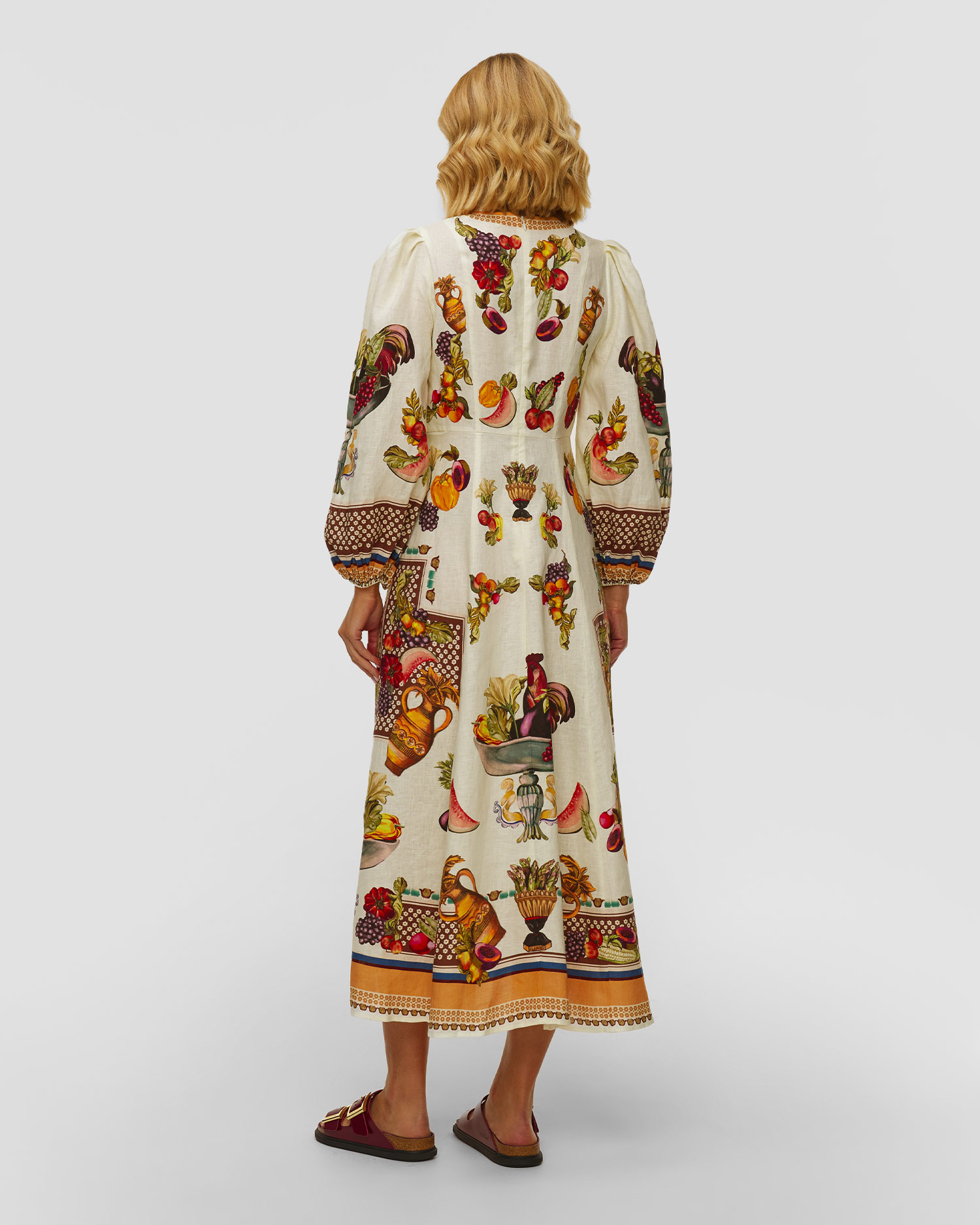 Rochie de in florală Alemais Mercado Midi