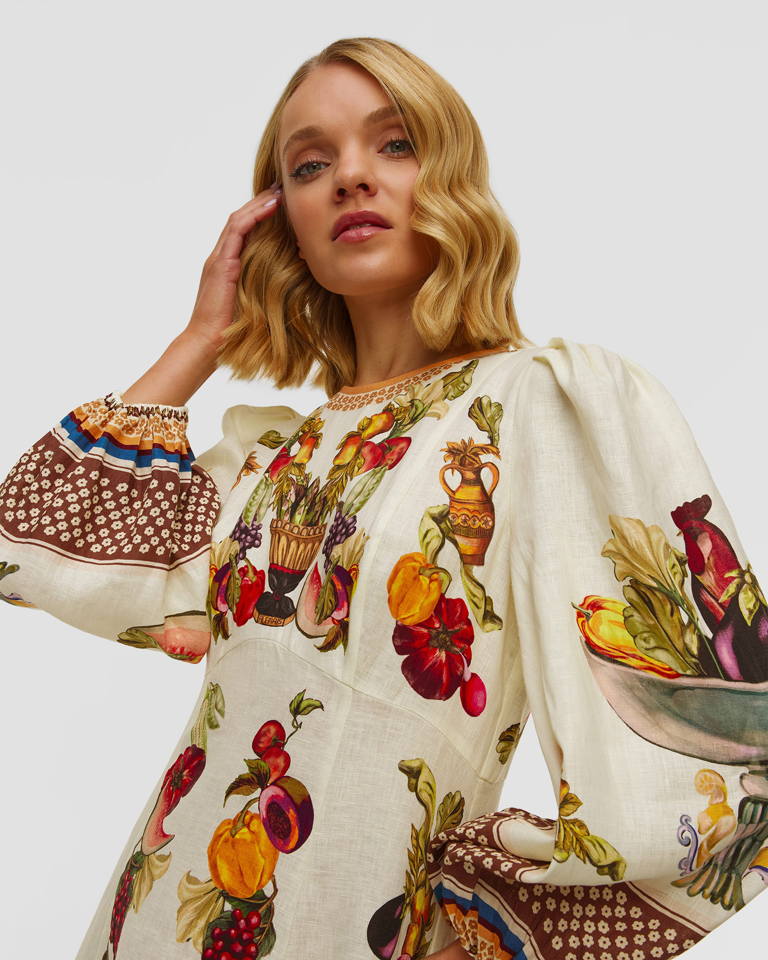 Rochie de in florală Alemais Mercado Midi