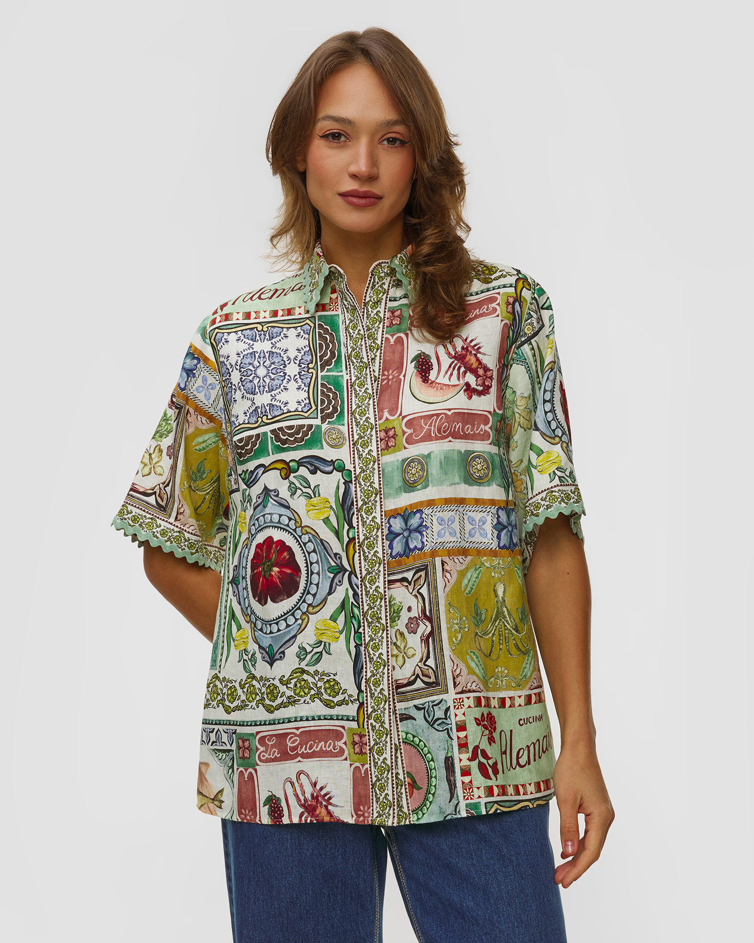Camicia in lino da donna Alemais Tommasina