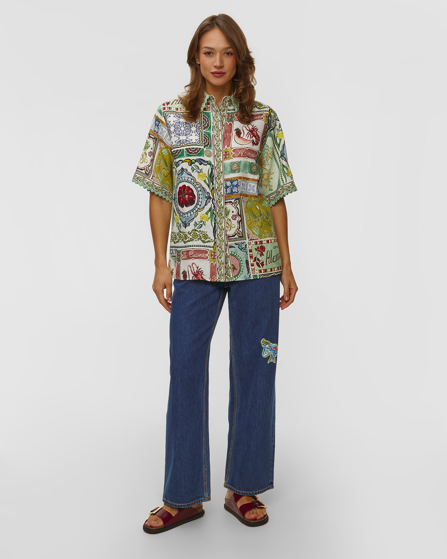 Camicia in lino da donna Alemais Tommasina