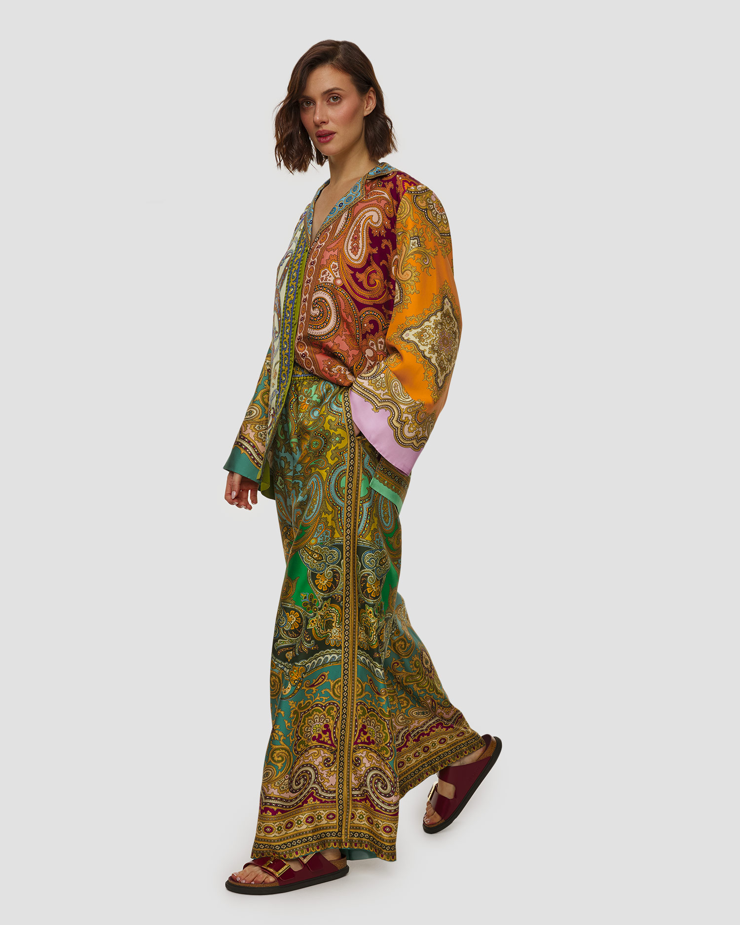 Pantaloni in seta da donna Alemais Clemenza Silk