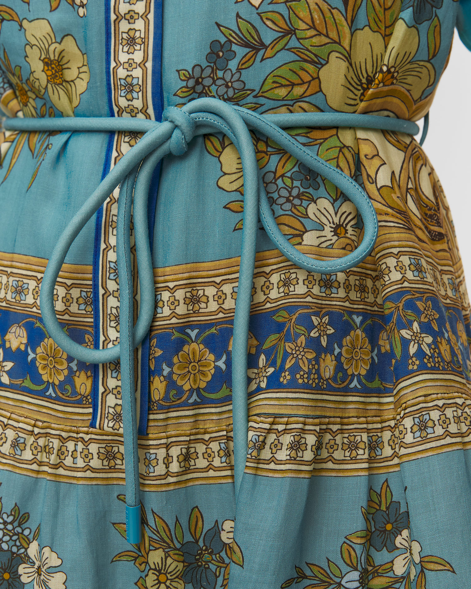 Rochie din ramie Alemais Cassie Tiered Midi