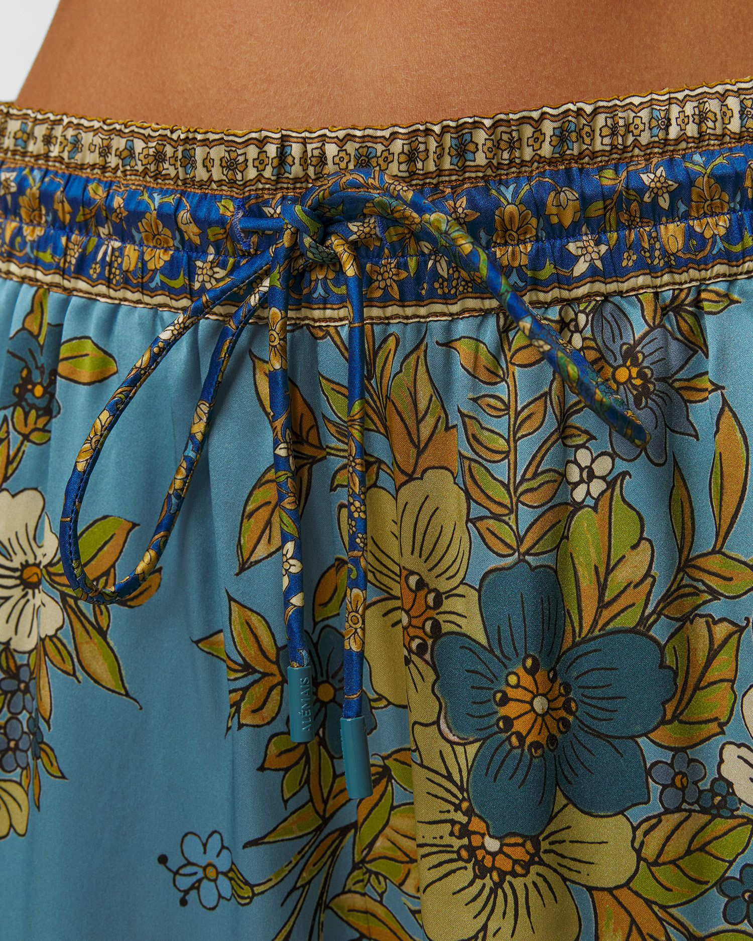 Pantaloni din mătase pentru femei Alemais Cassie Silk