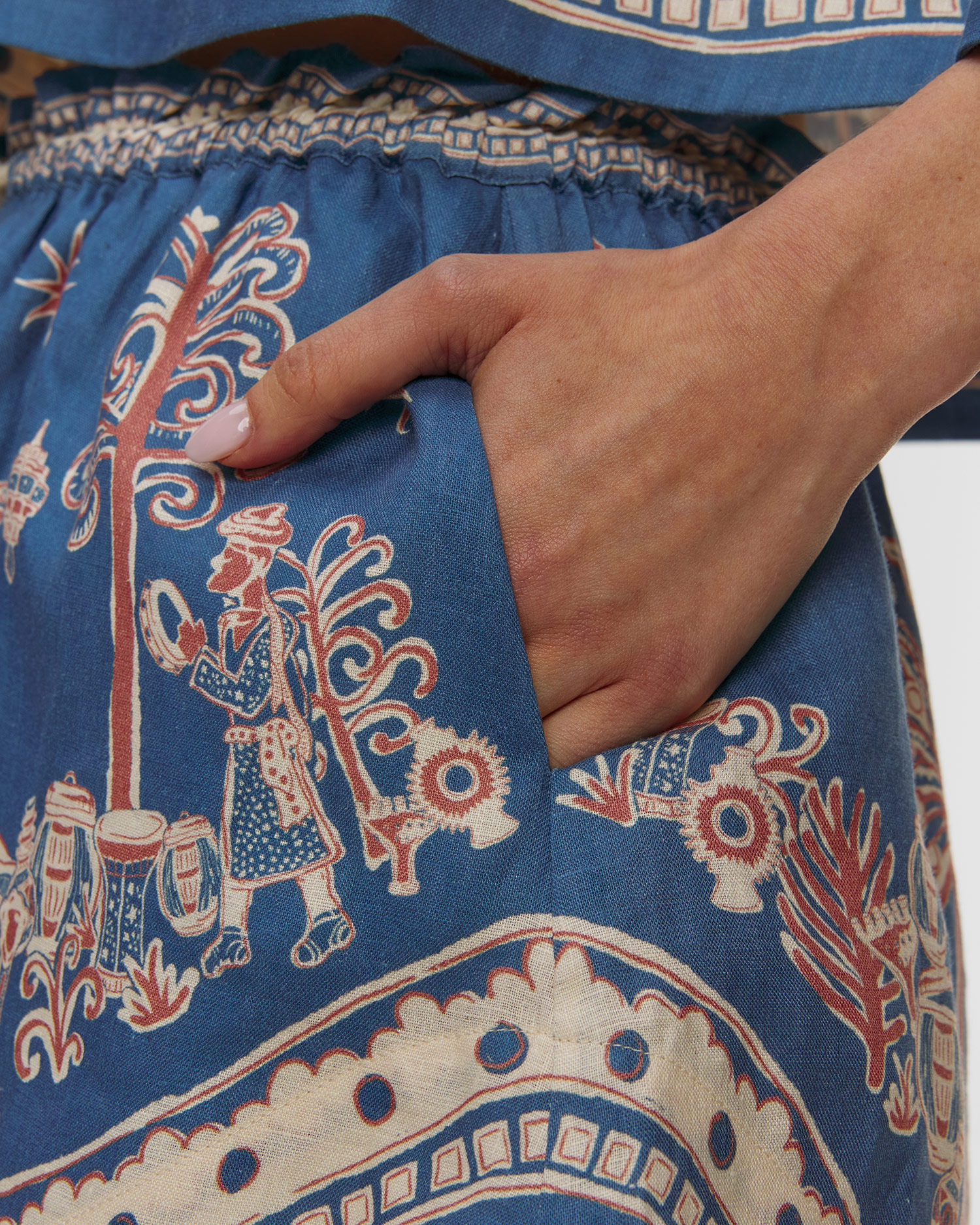 Short en lin pour femmes Alemais Acacia