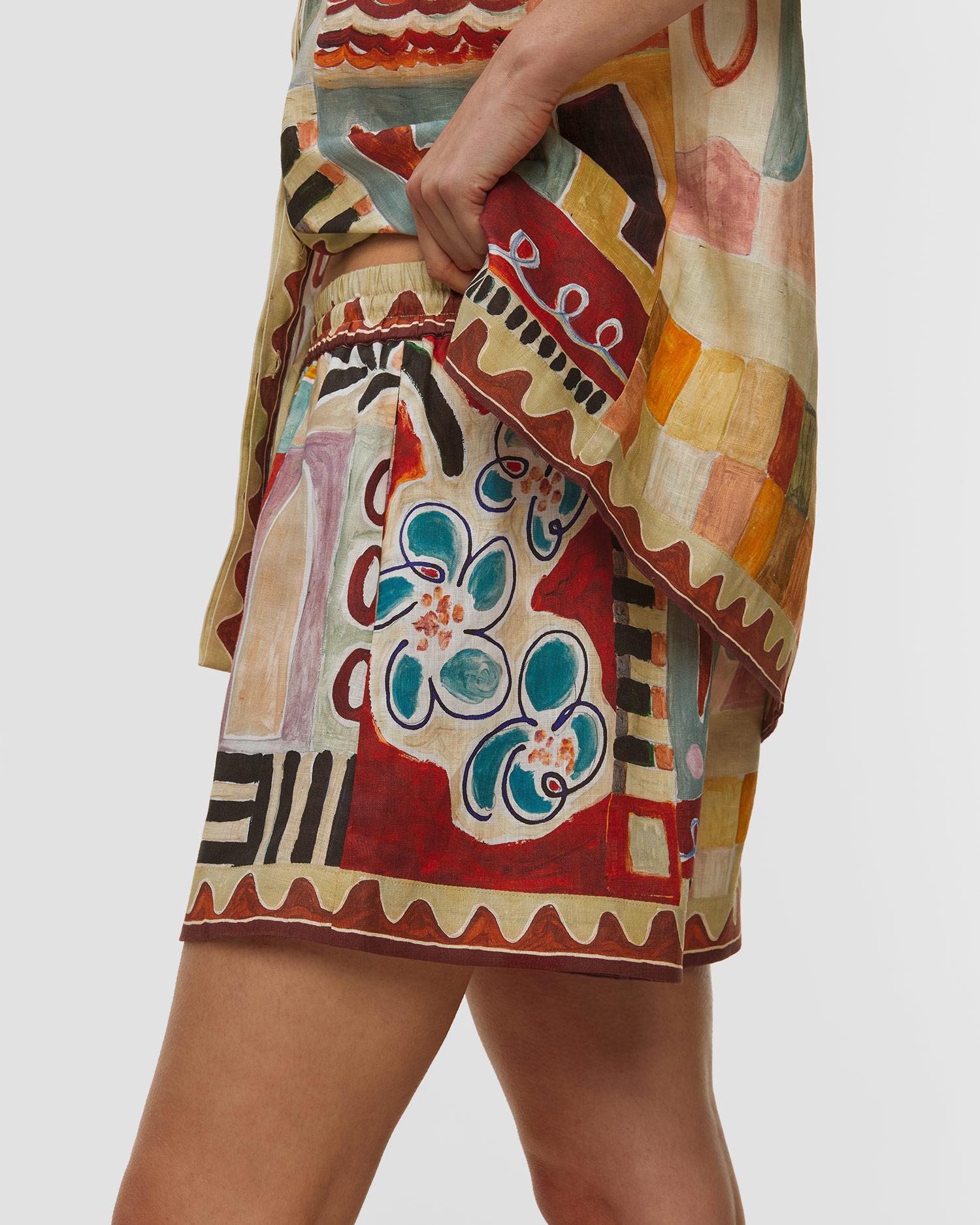 Short en lin pour femmes Alemais Michelle