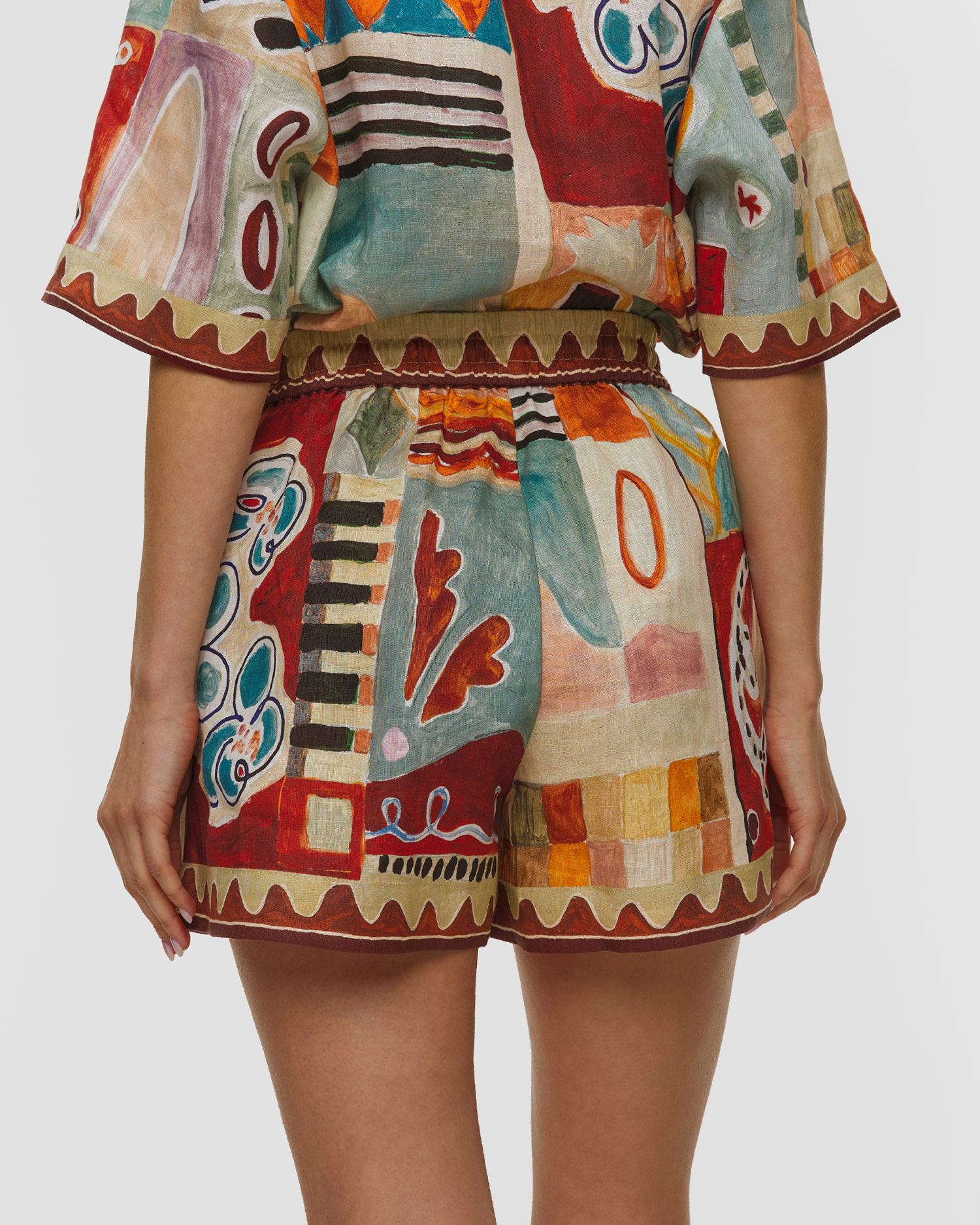 Short en lin pour femmes Alemais Michelle