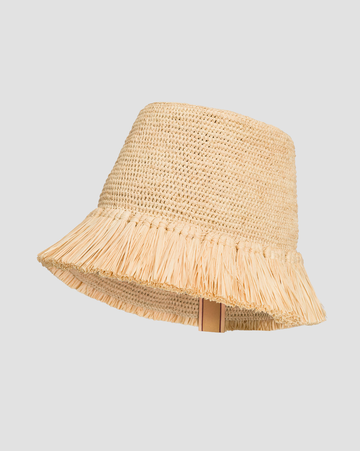 Women's hat Alemais Michelle Raffia Fringed Bucket Hat