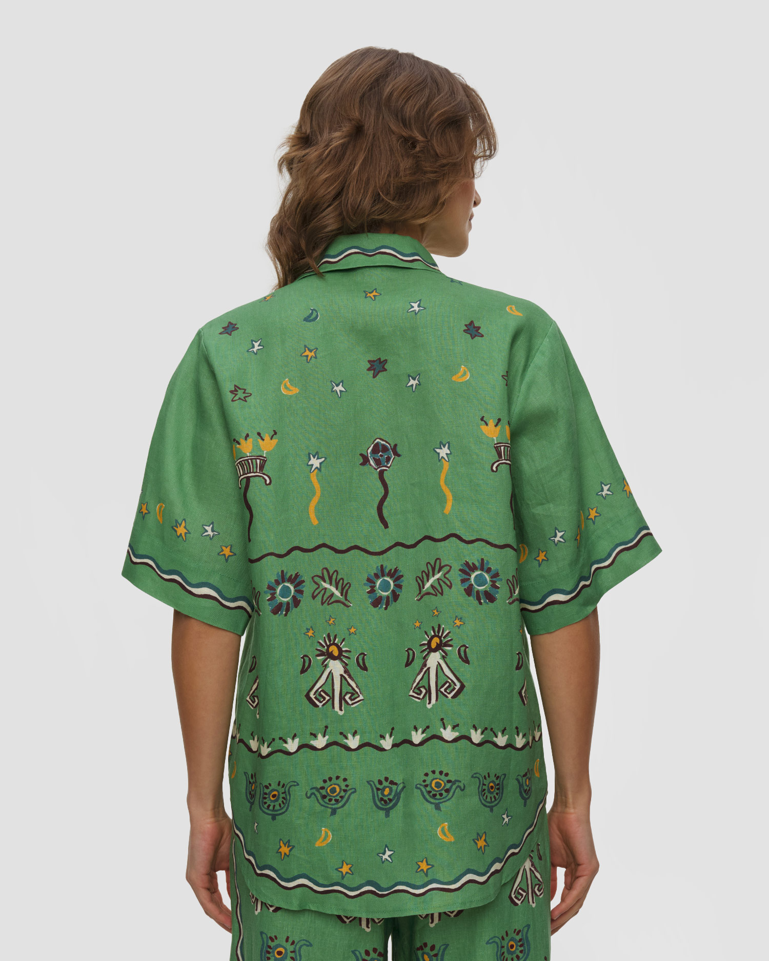 Camicia in lino da donna Alemais Sun Dancer