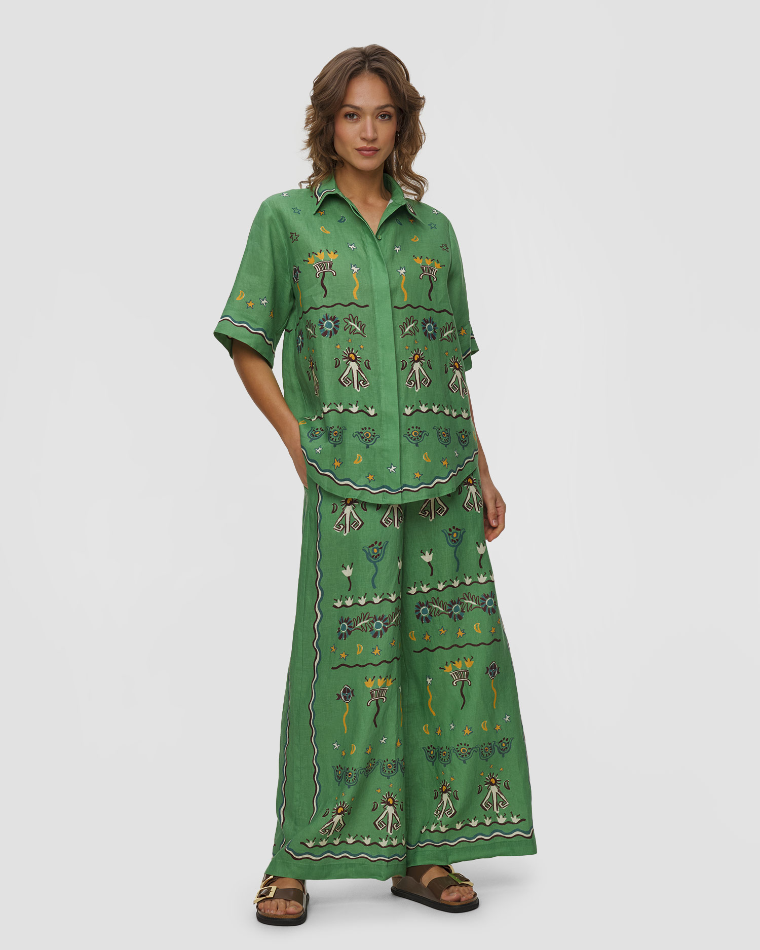 Pantaloni in lino da donna Alemais Sun Dancer Pant