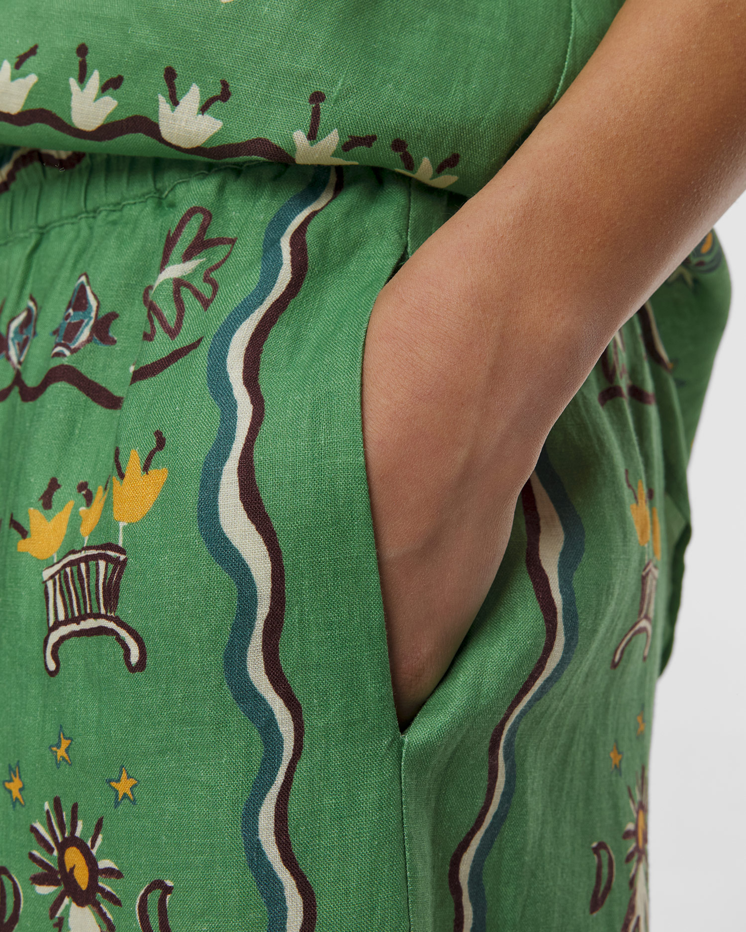Pantaloni in lino da donna Alemais Sun Dancer Pant
