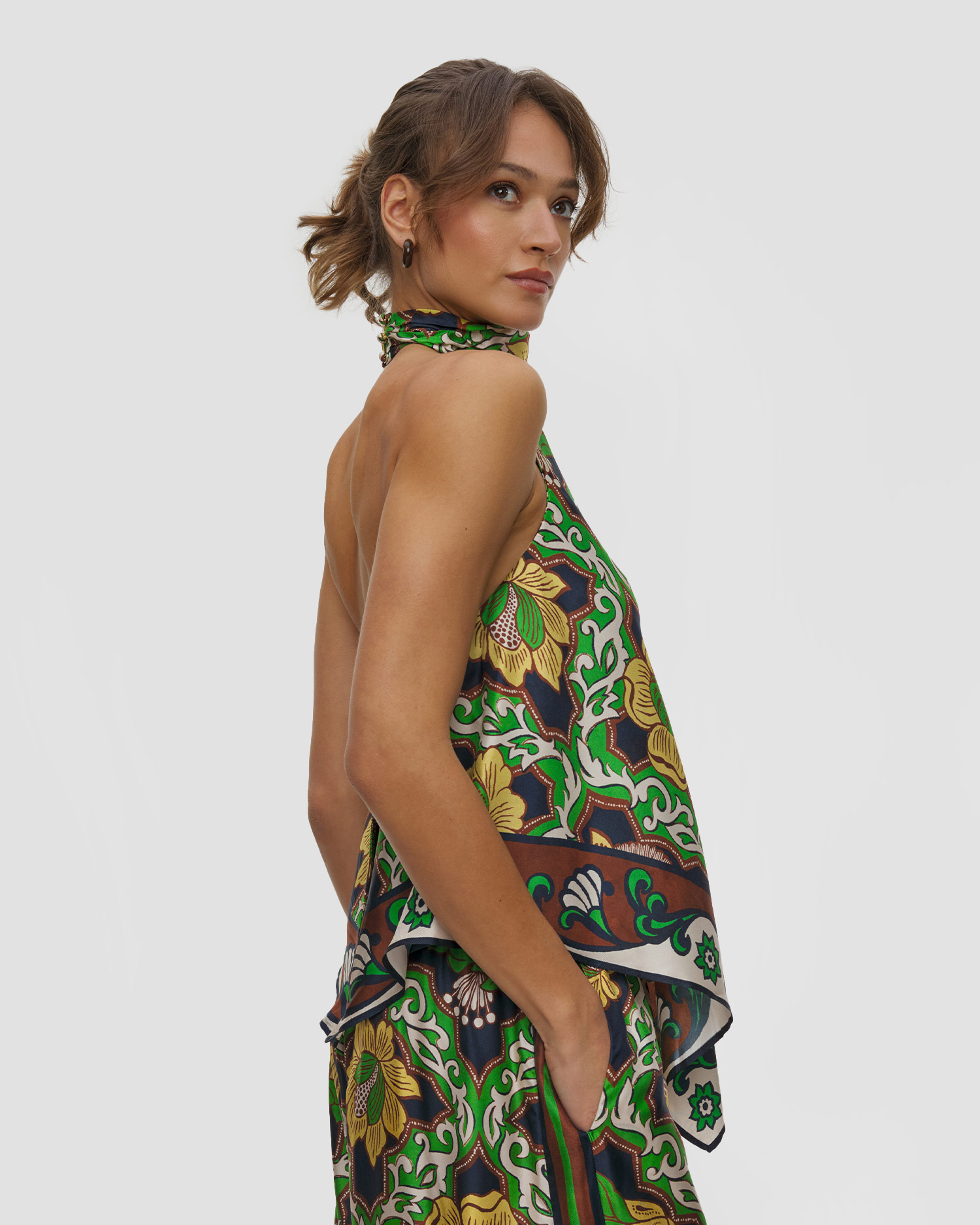 Top in seta da donna Alemais Liana