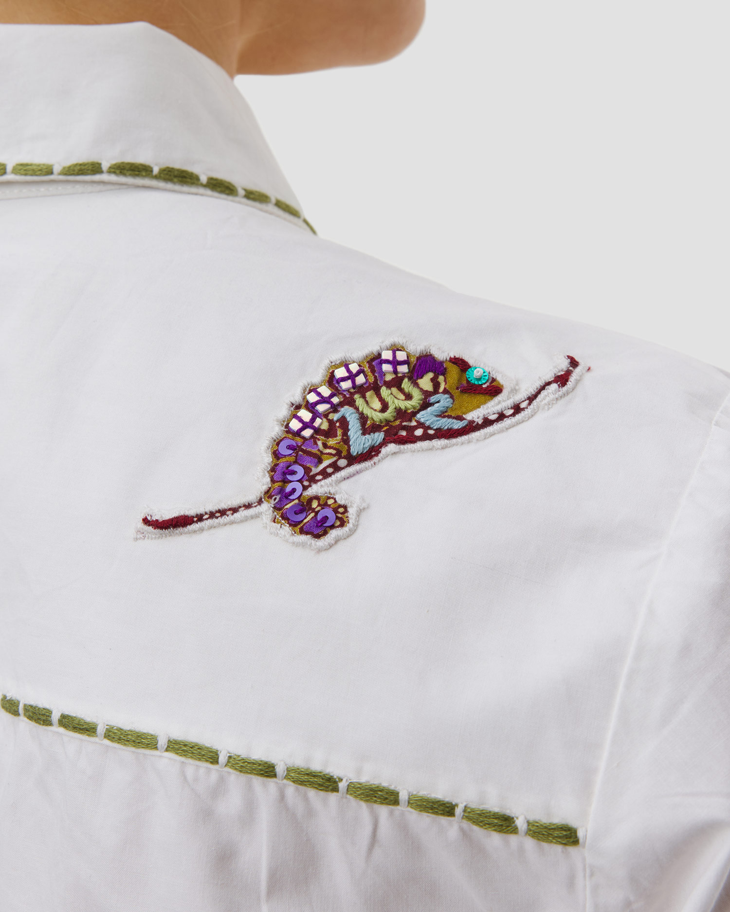 Camicia da donna Alemais Camelia Embellished Shirt