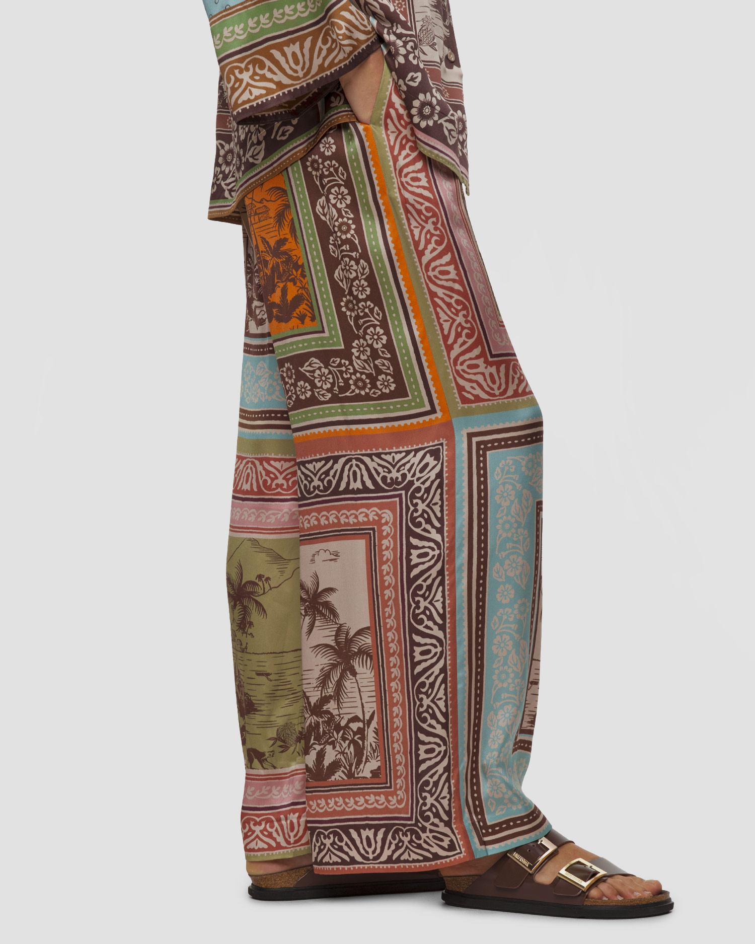 Pantaloni in seta da donna Alemais Alberta