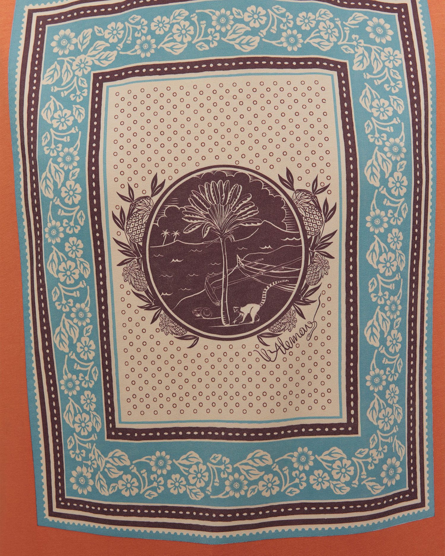 T-shirt in cotone organico da donna Alemais Alberta