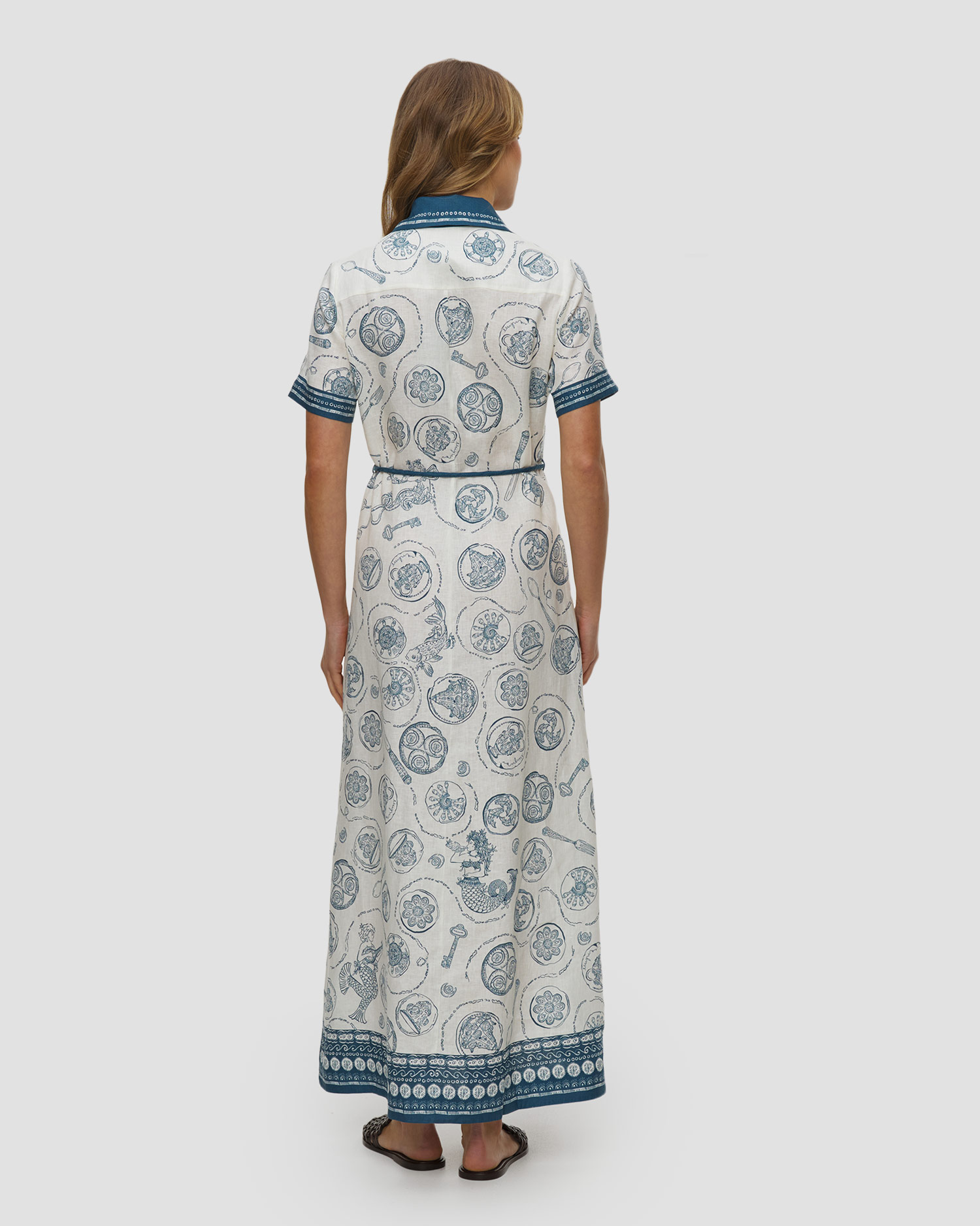 Abito in lino da donna Alemais Lucky Shirt Dress