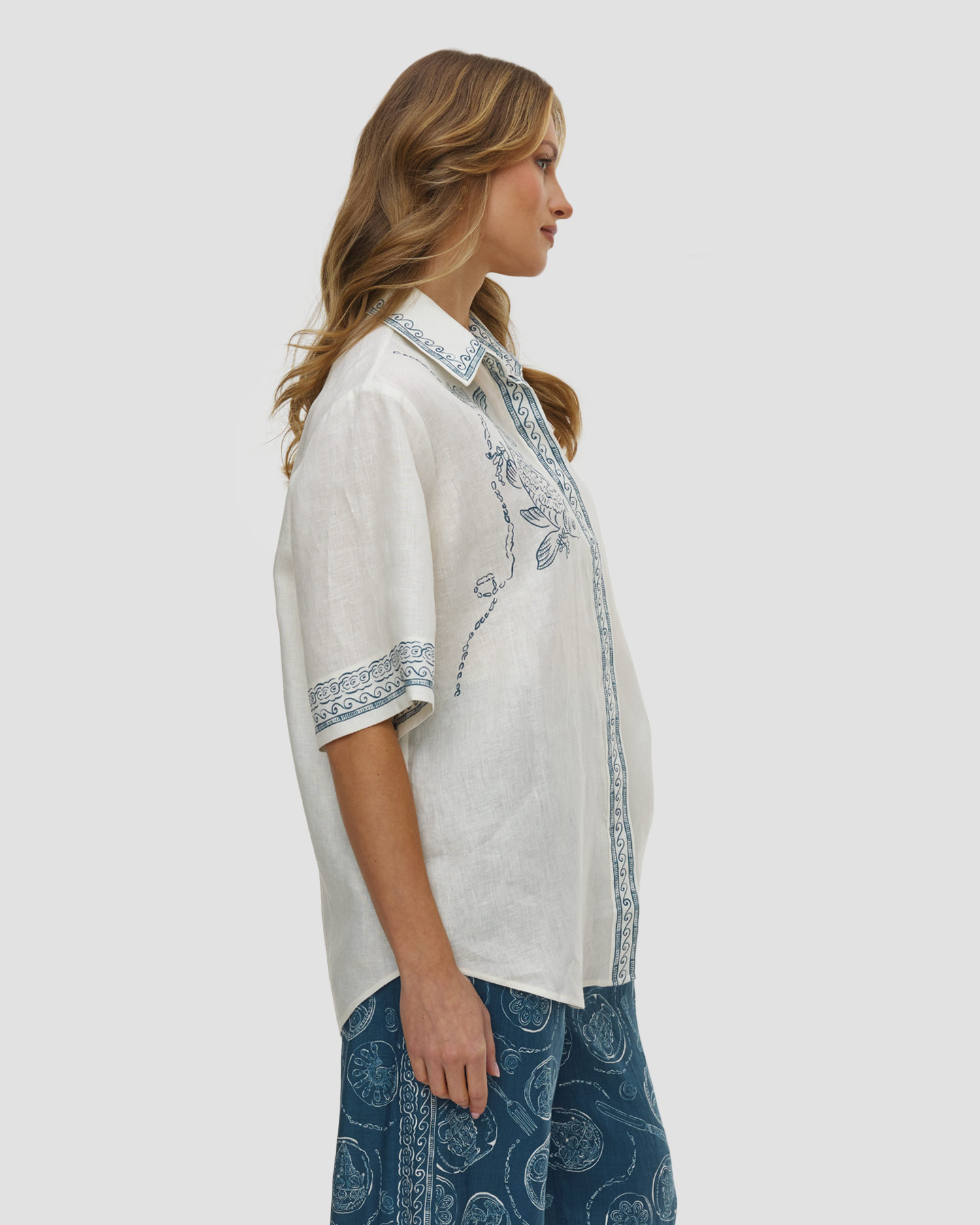 Camicia di lino da donna Alemais Lucky Shirt