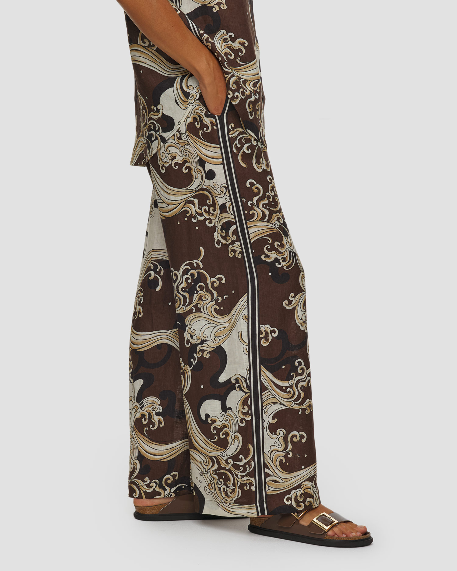 Pantaloni in lino da donna Alemais Otis Pant