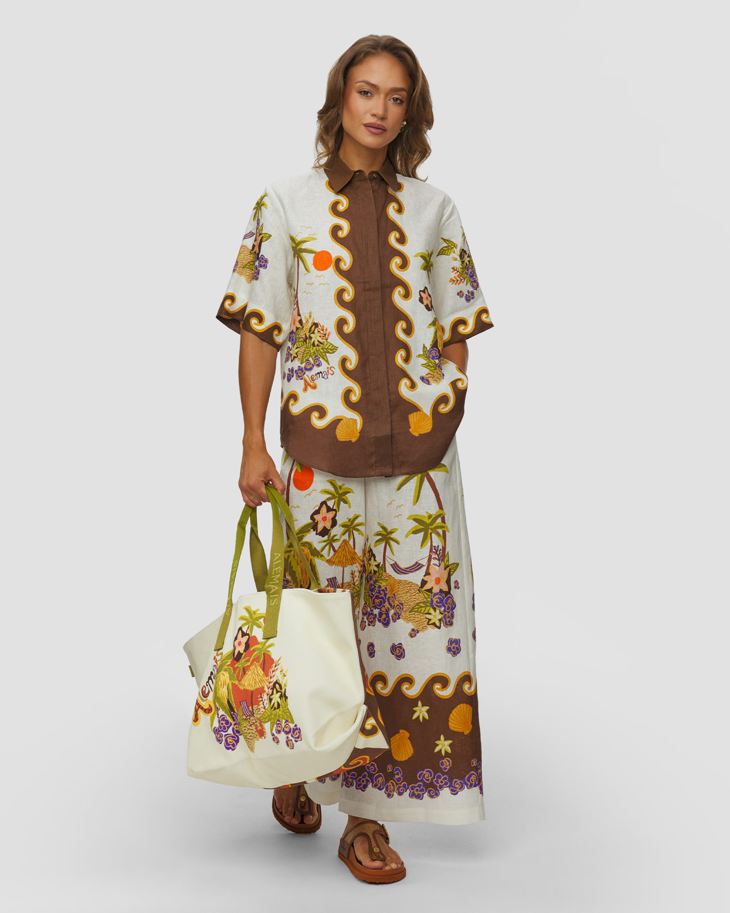 Dámska ľanová košela Alemais Island Cove Shirt