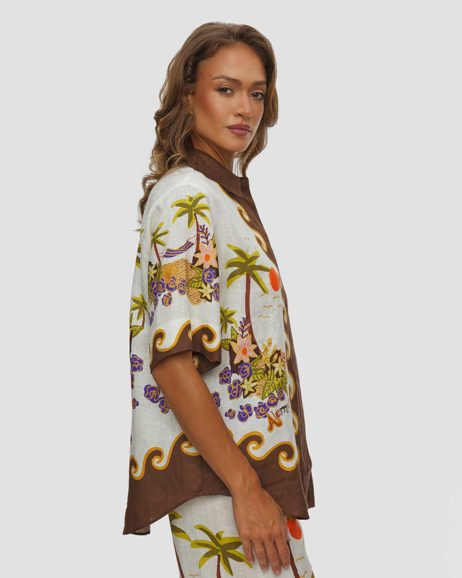 Dámska ľanová košela Alemais Island Cove Shirt
