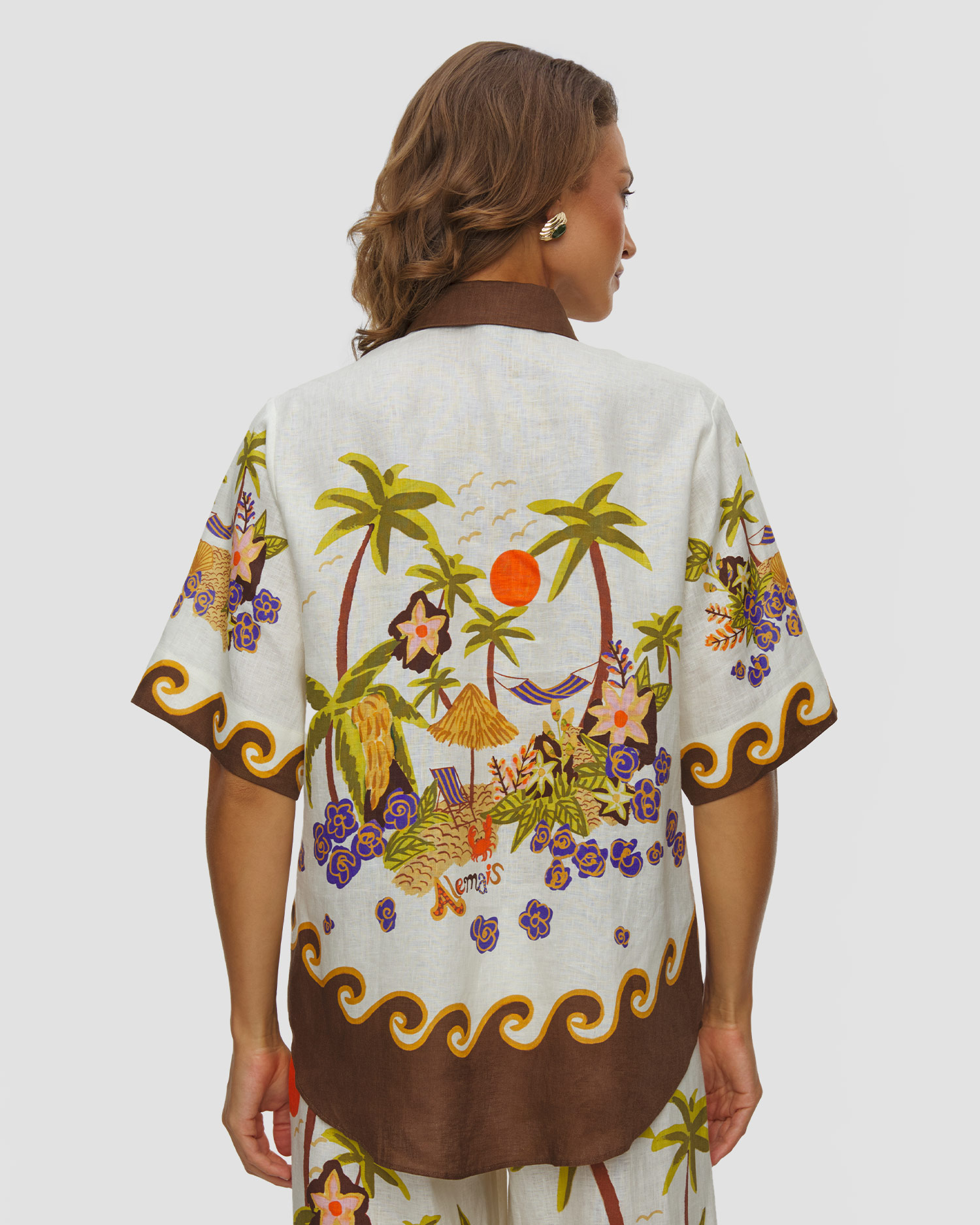 Dámska ľanová košela Alemais Island Cove Shirt