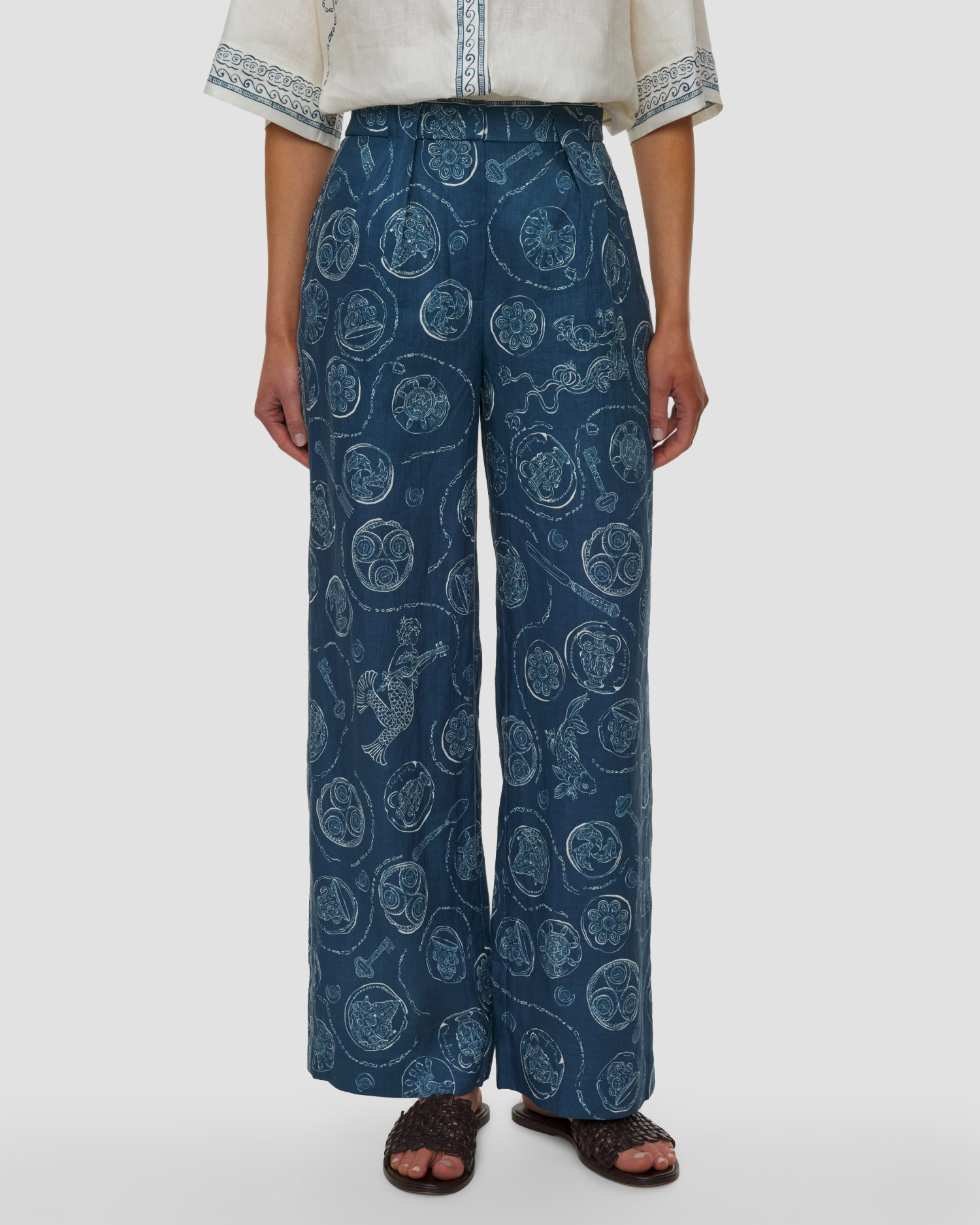 Pantaloni in lino da donna Alemais Lucky Pant