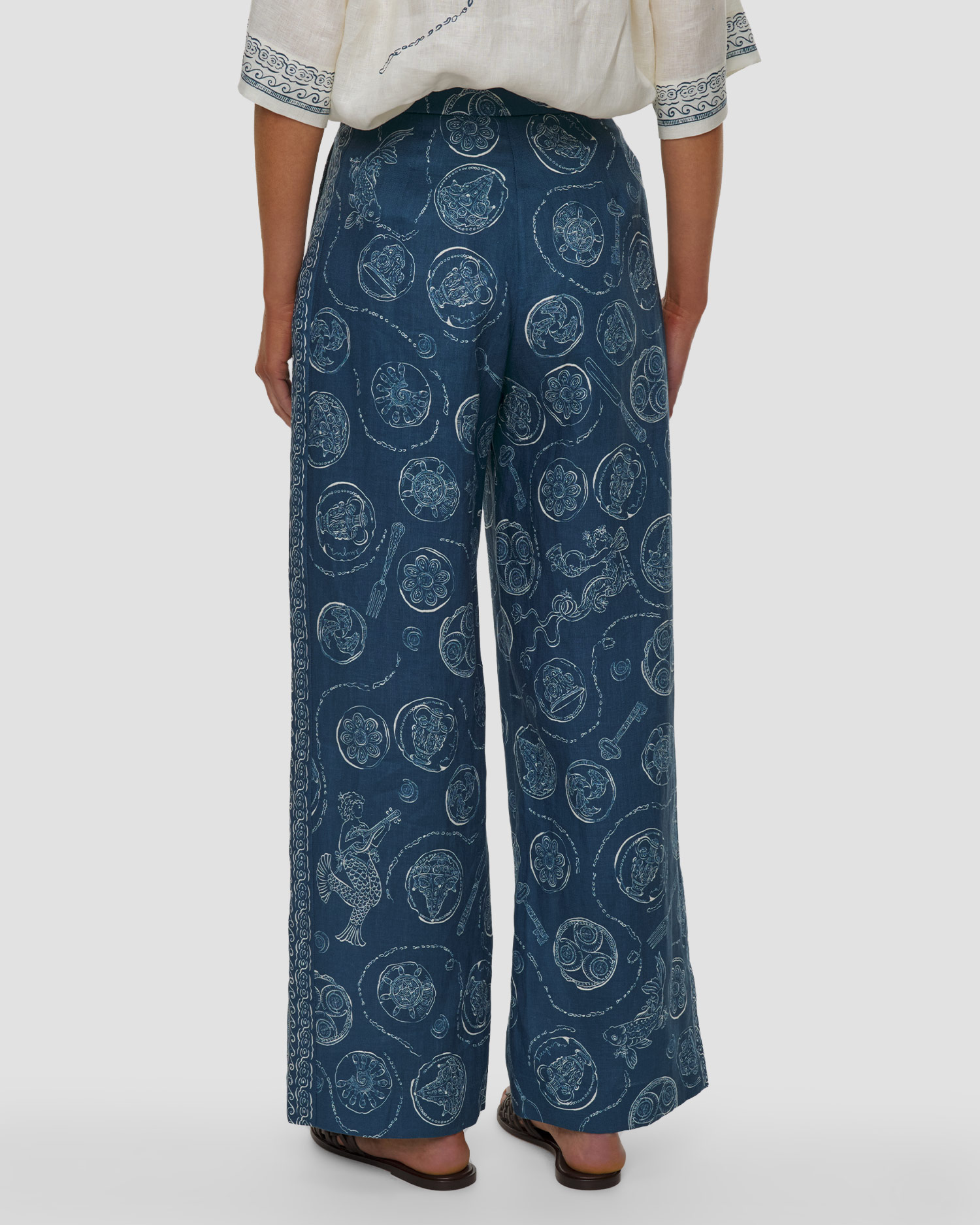 Pantaloni in lino da donna Alemais Lucky Pant