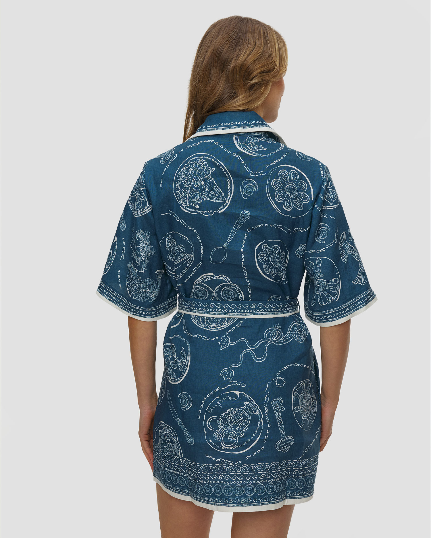 Abito in lino da donna Alemais Lucky Mini Dress