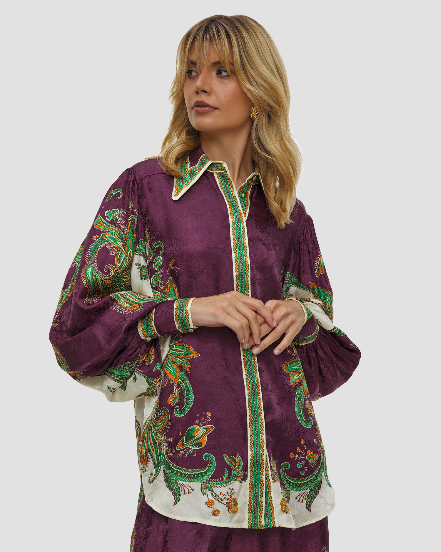 Camicia in seta da donna Alemais Ruthie Shirt