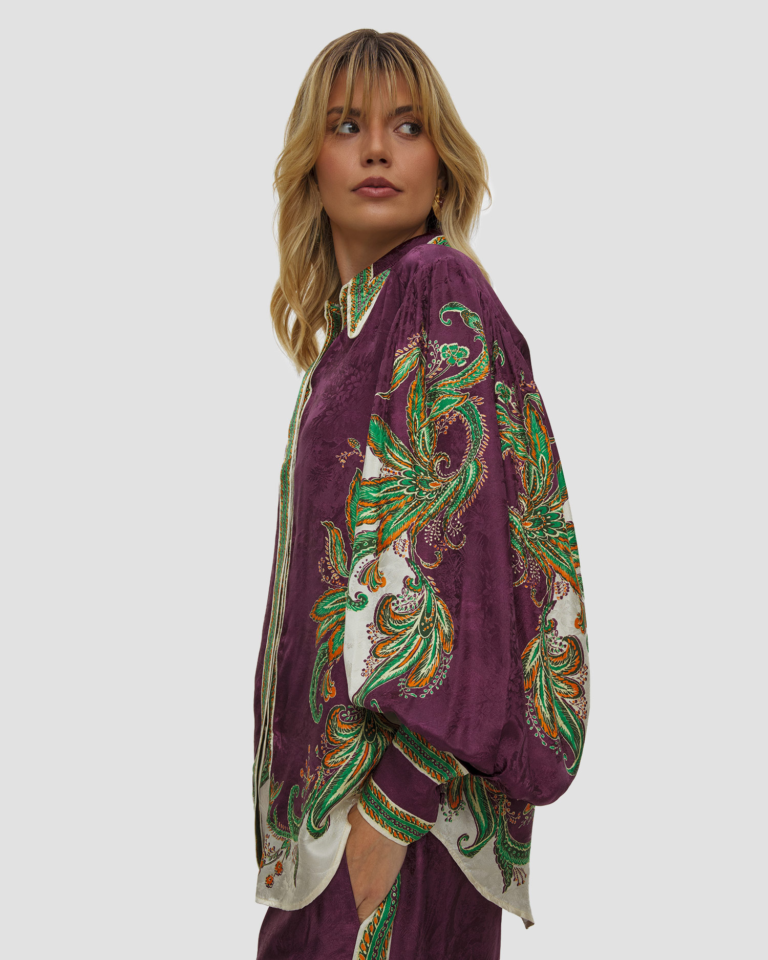Camicia in seta da donna Alemais Ruthie Shirt