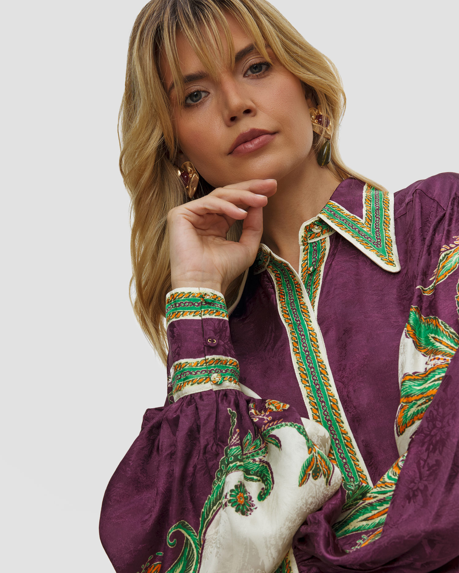 Camicia in seta da donna Alemais Ruthie Shirt