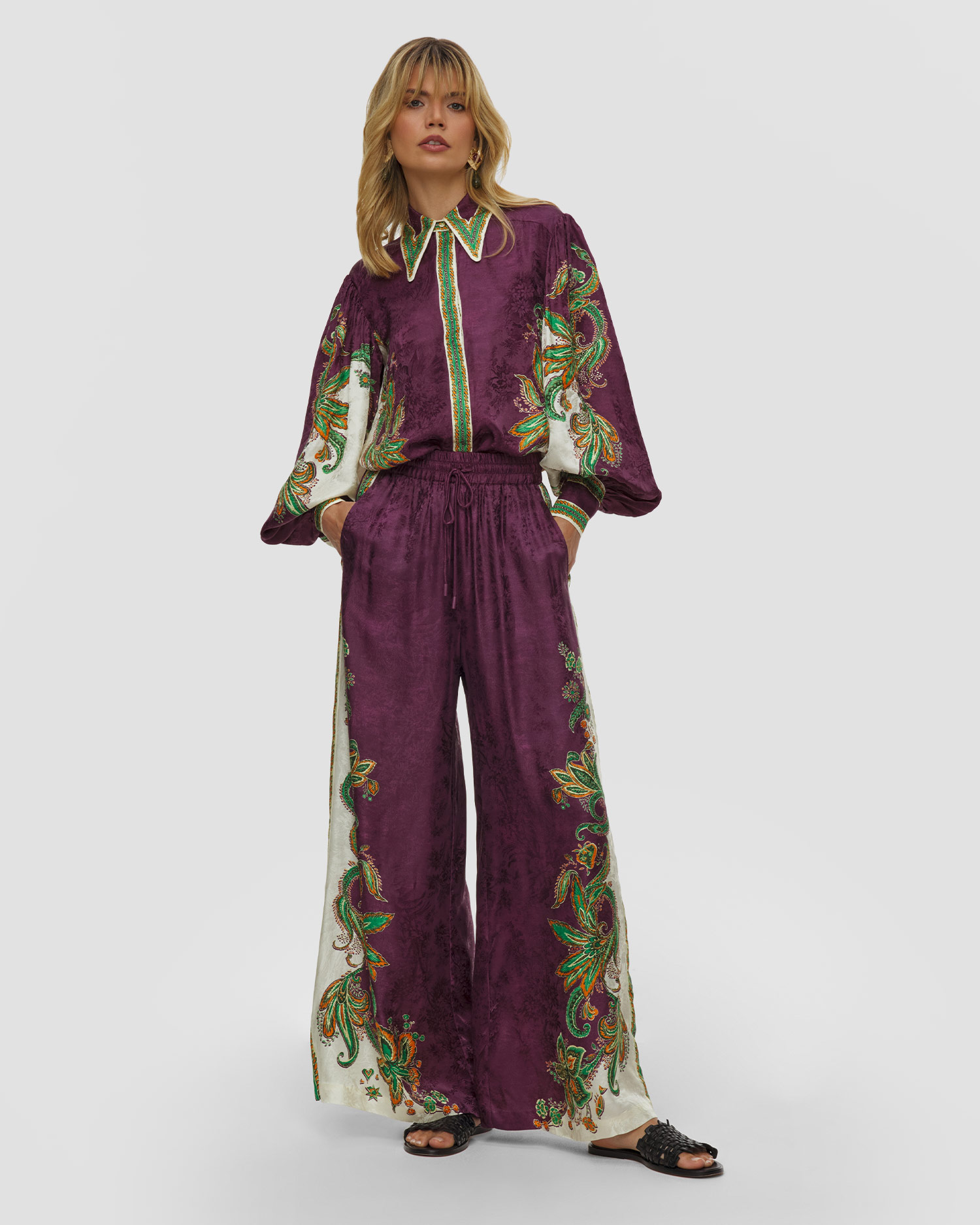 Pantaloni in seta da donna Alemais Ruthie Pant