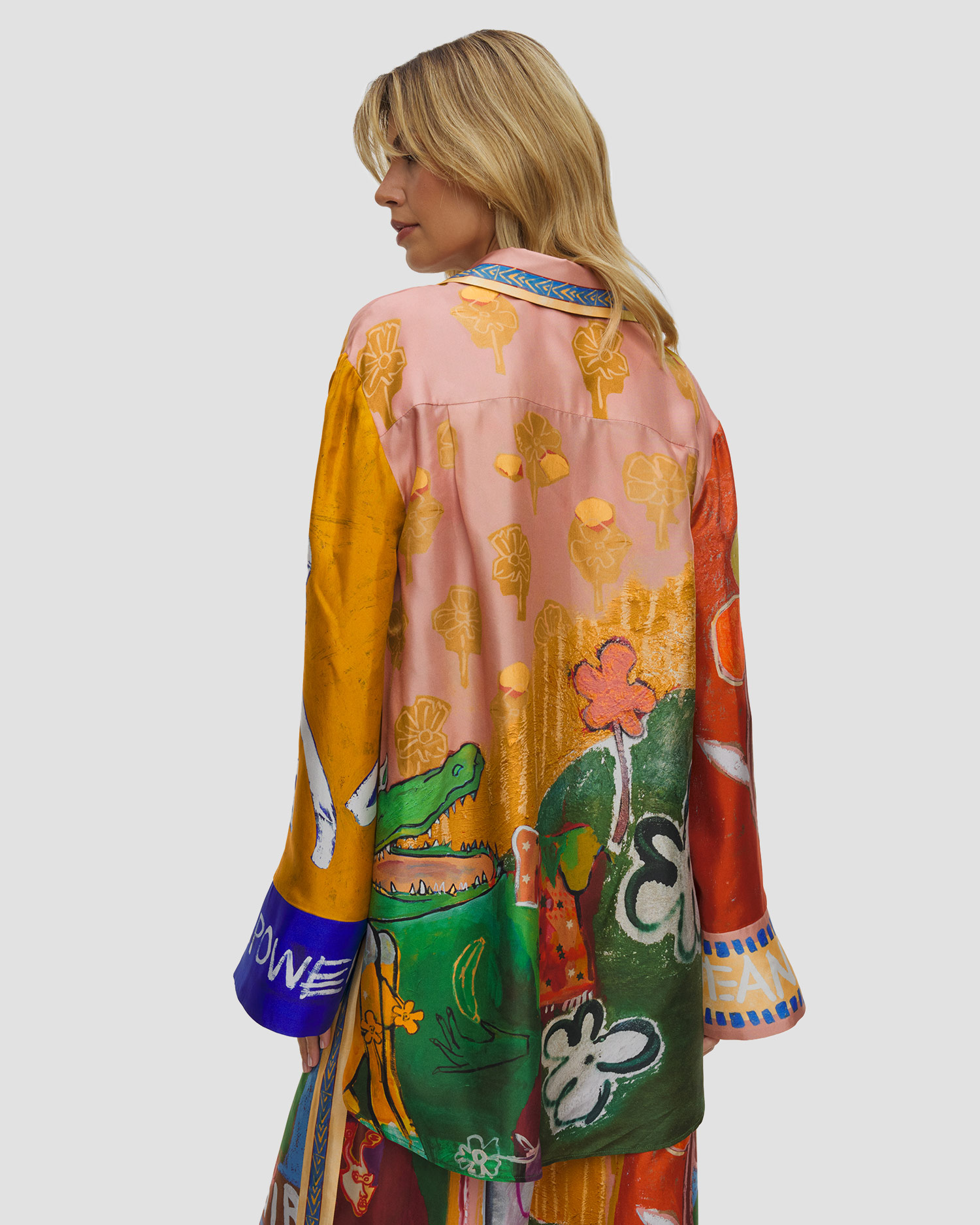 Camicia in seta da donna Alemais x MLAK Silk Shirt