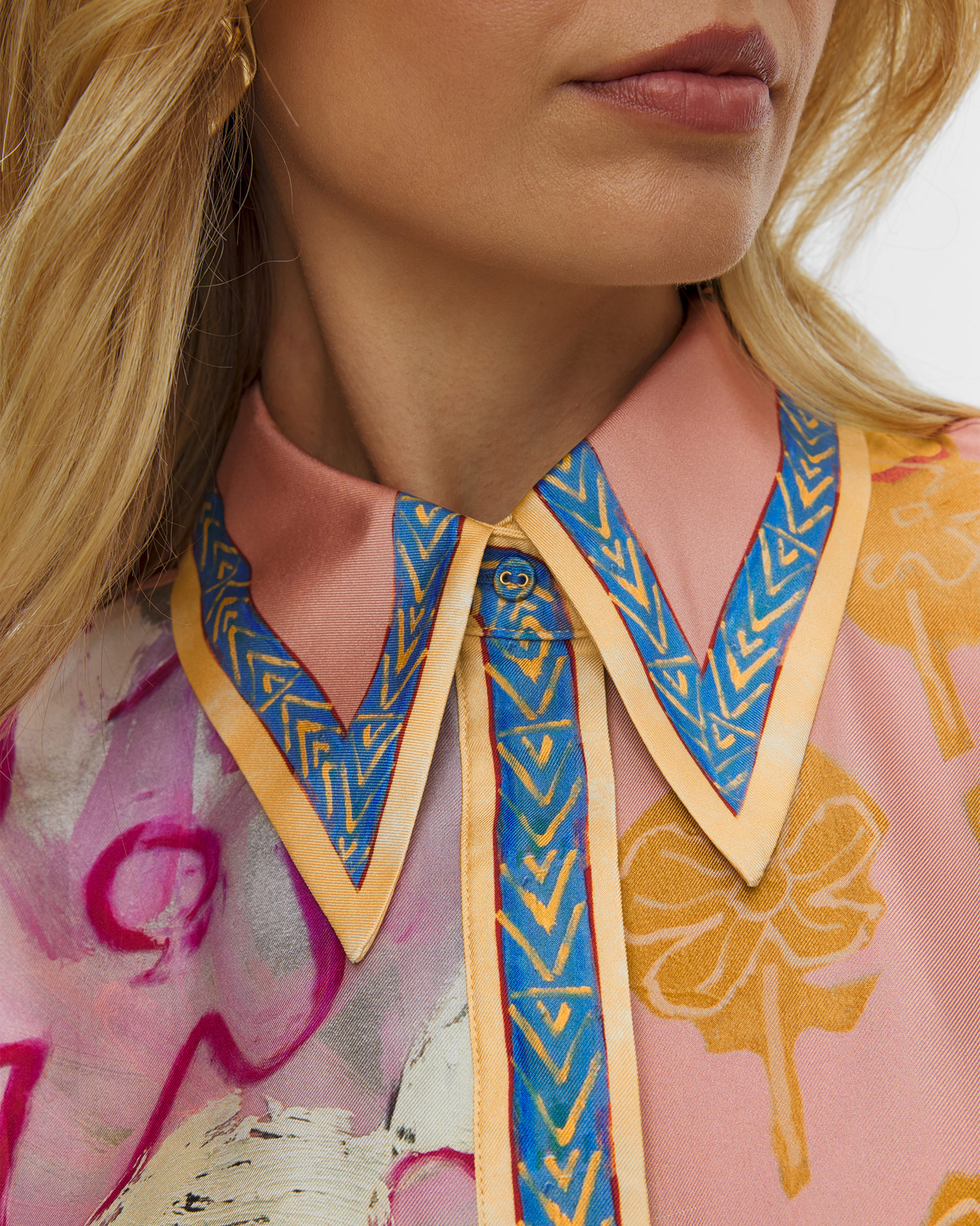 Camicia in seta da donna Alemais x MLAK Silk Shirt