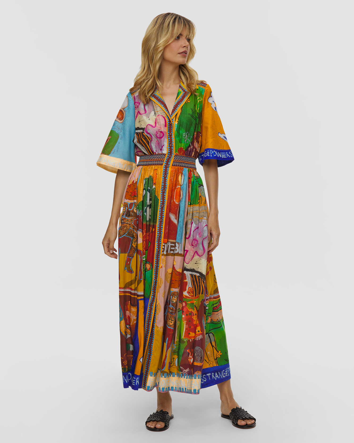 Dámske hodvábne šaty Alemais x MLAK Shirtdress