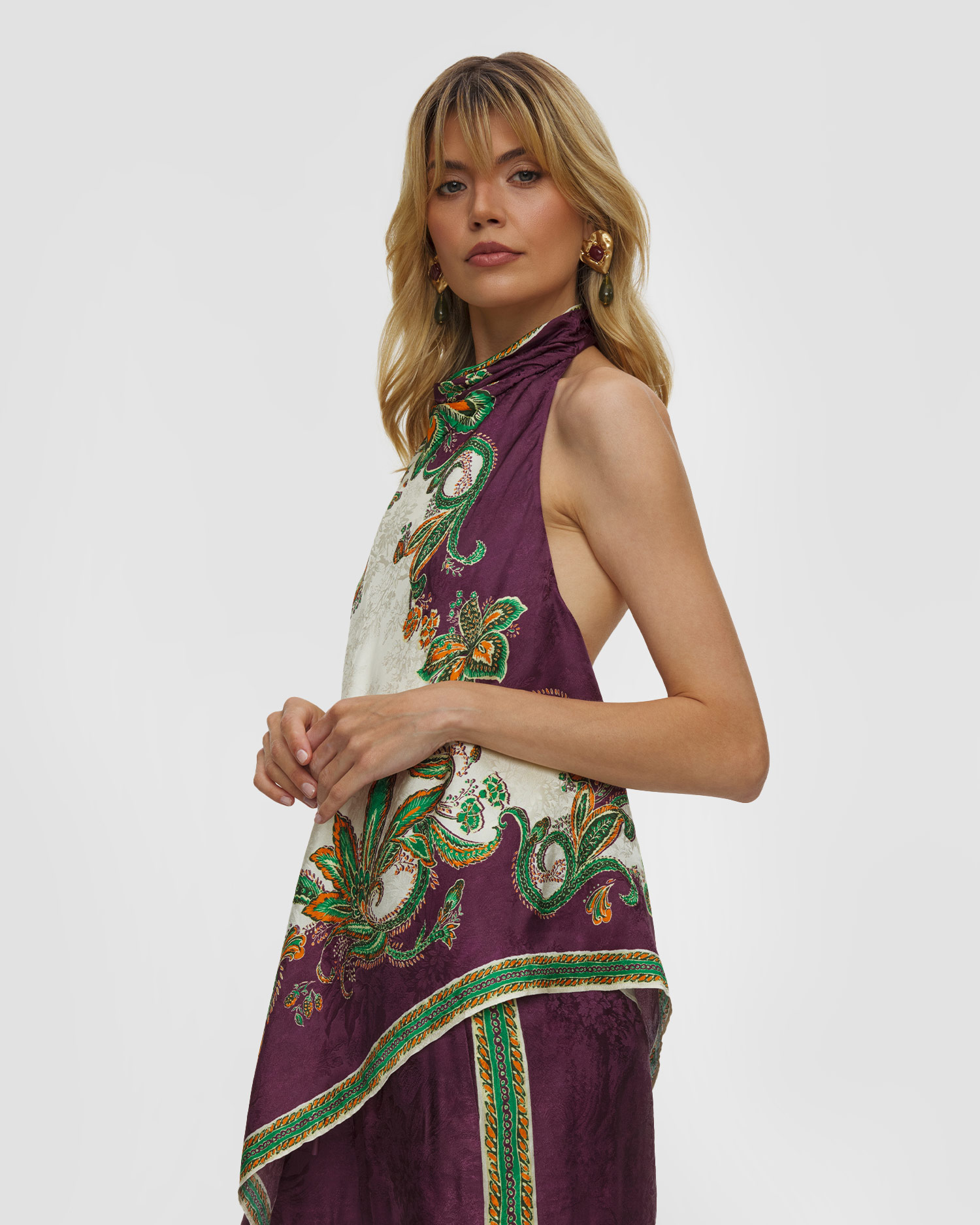 Top in seta da donna Alemais Ruthie Top
