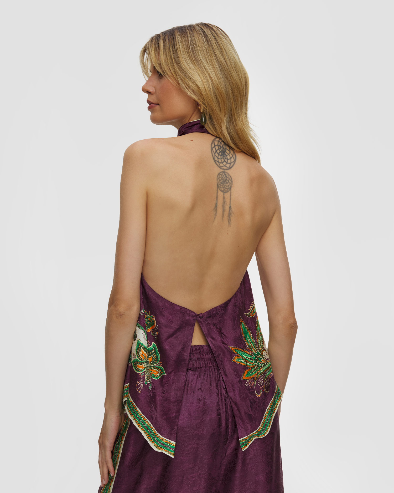 Top in seta da donna Alemais Ruthie Top