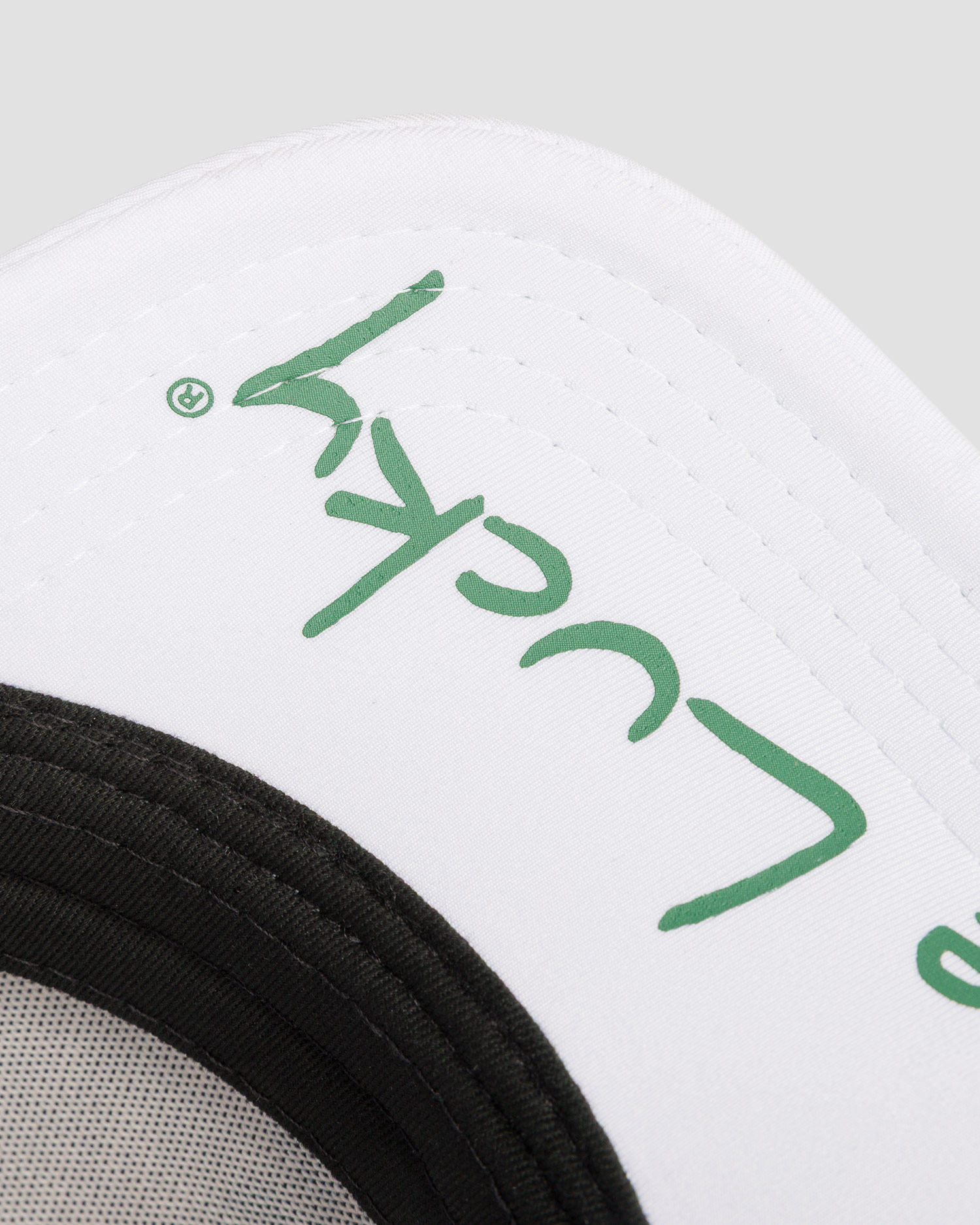 Green and white baseball cap Black Clover Premium Clover 16