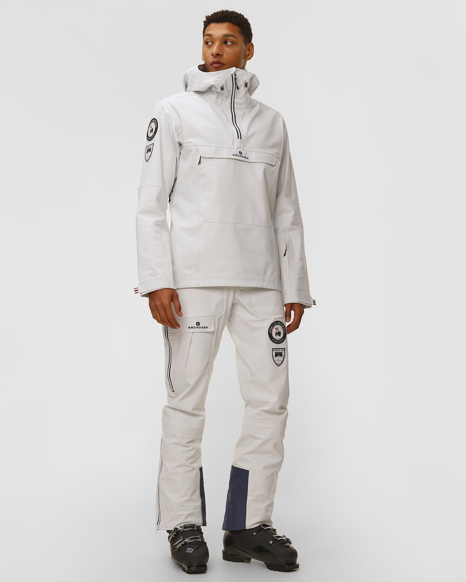 Kurtka skiturowa męska Amundsen Amundsen Peak Anorak biała