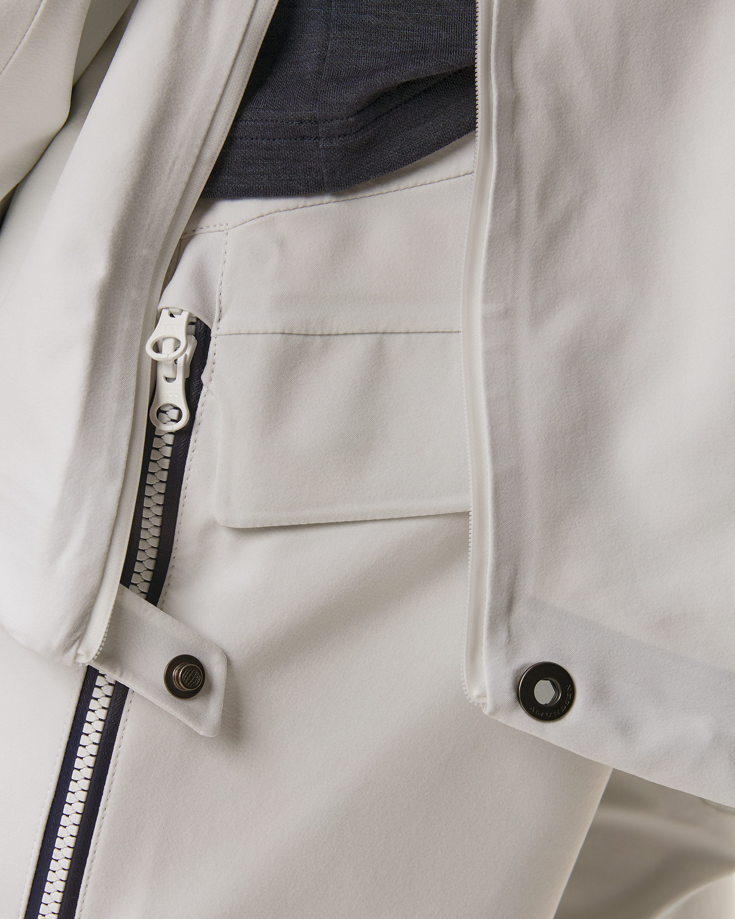 Kurtka skiturowa męska Amundsen Amundsen Peak Anorak biała