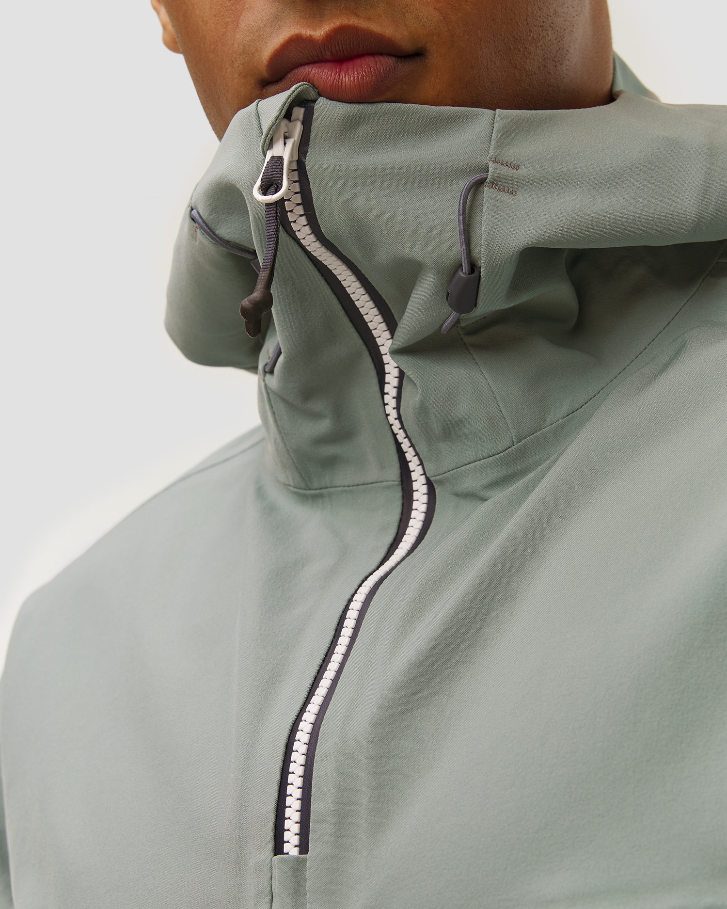 Pánská skitouringová bunda Amundsen Amundsen Peak Anorak v šedomodré barvě