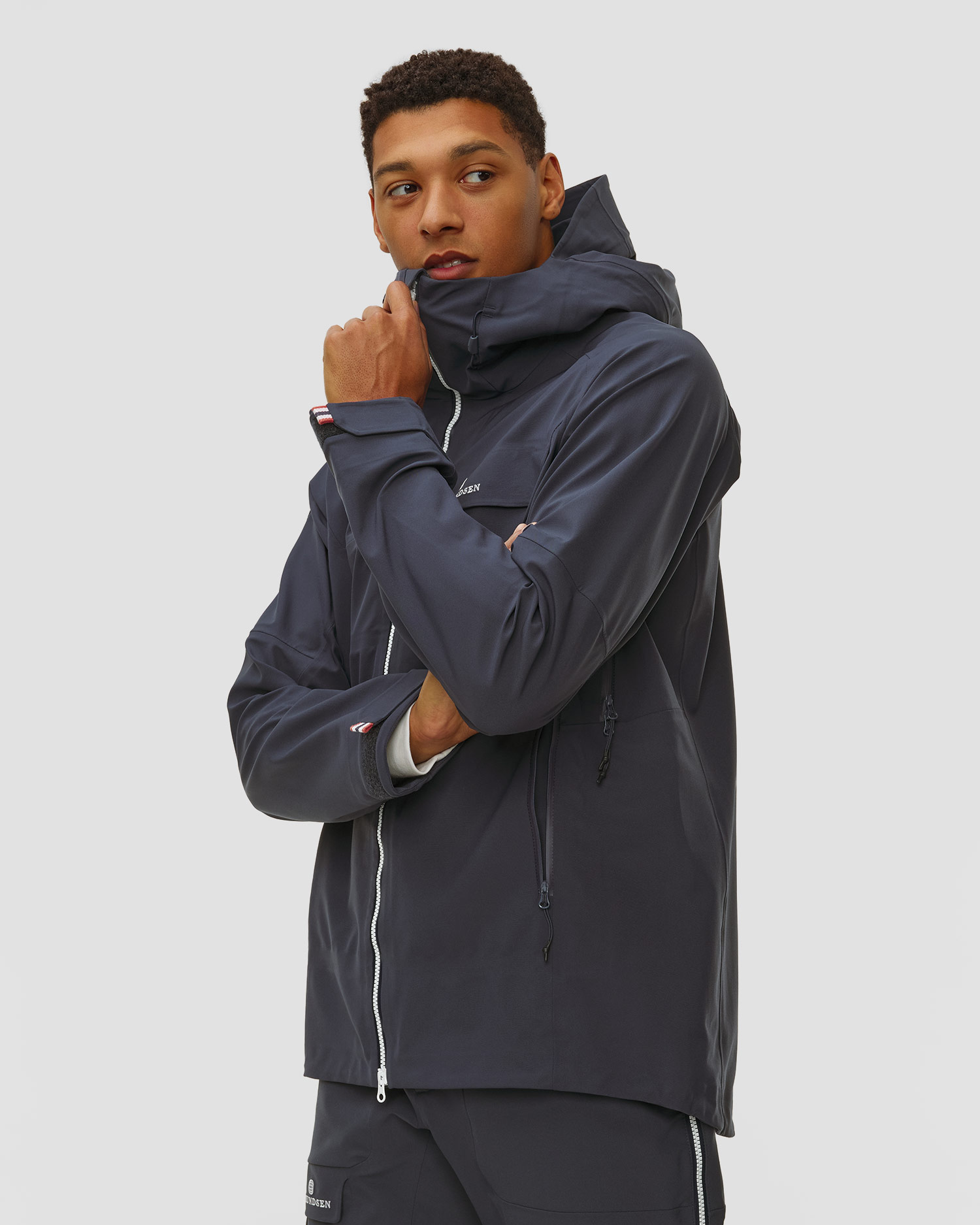 Kurtka techniczna męska Amundsen Amundsen Peak Jacket granatowa