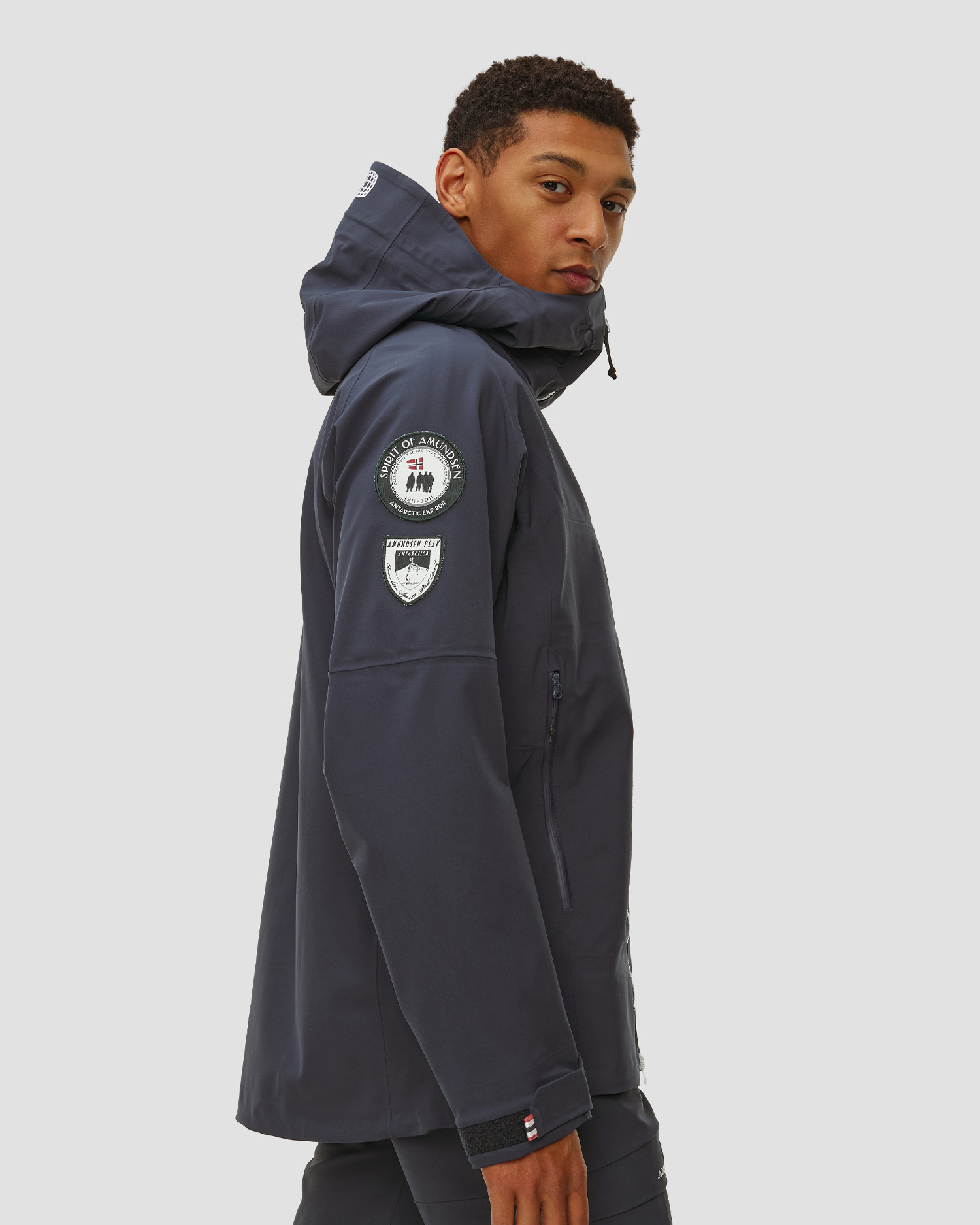 Kurtka techniczna męska Amundsen Amundsen Peak Jacket granatowa