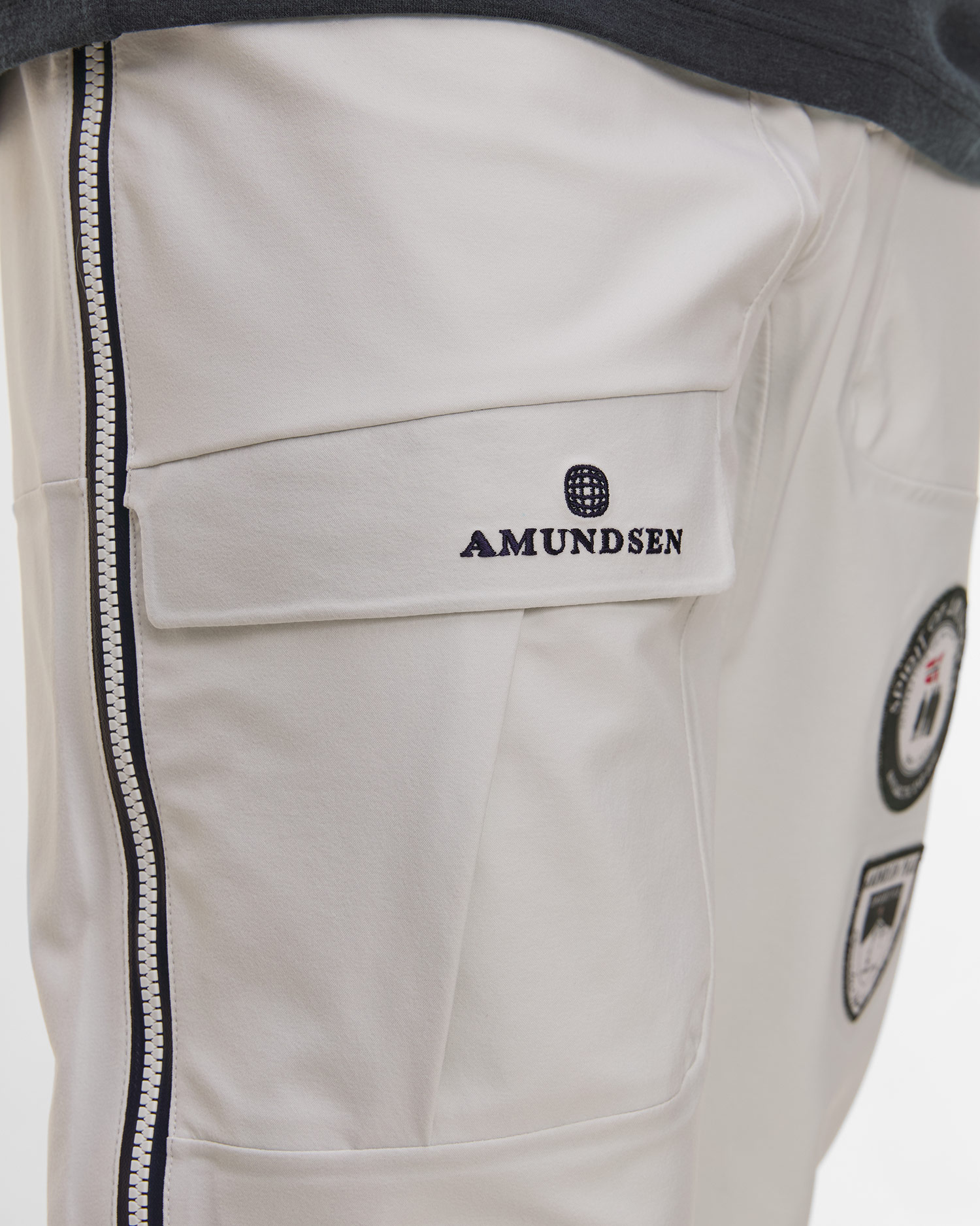 Spodnie techniczne męskie Amundsen Amundsen Peak Panther białe