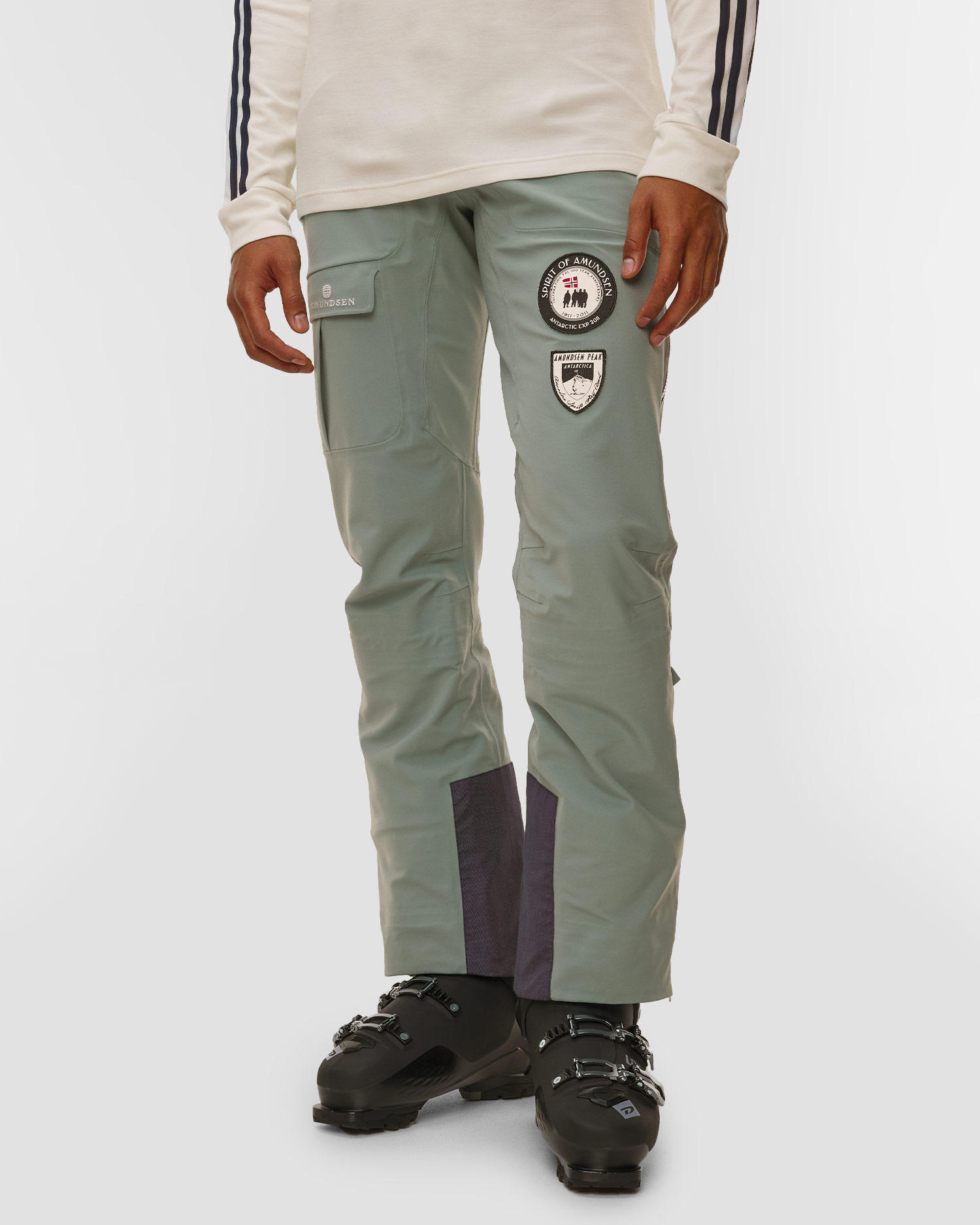 Spodnie techniczne męskie Amundsen Amundsen Peak Panther niebieskoszare