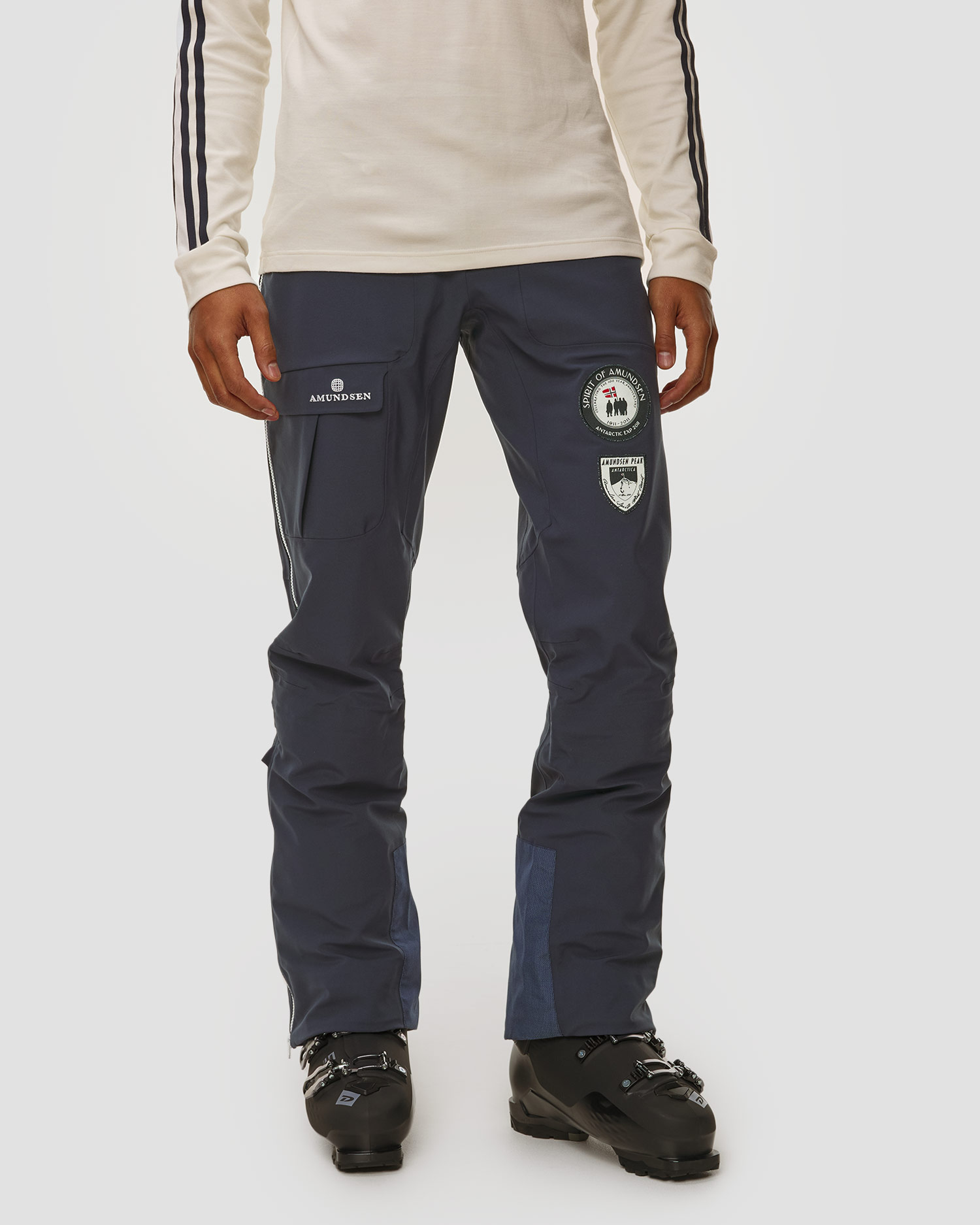 Spodnie techniczne męskie Amundsen Amundsen Peak Panther granatowe