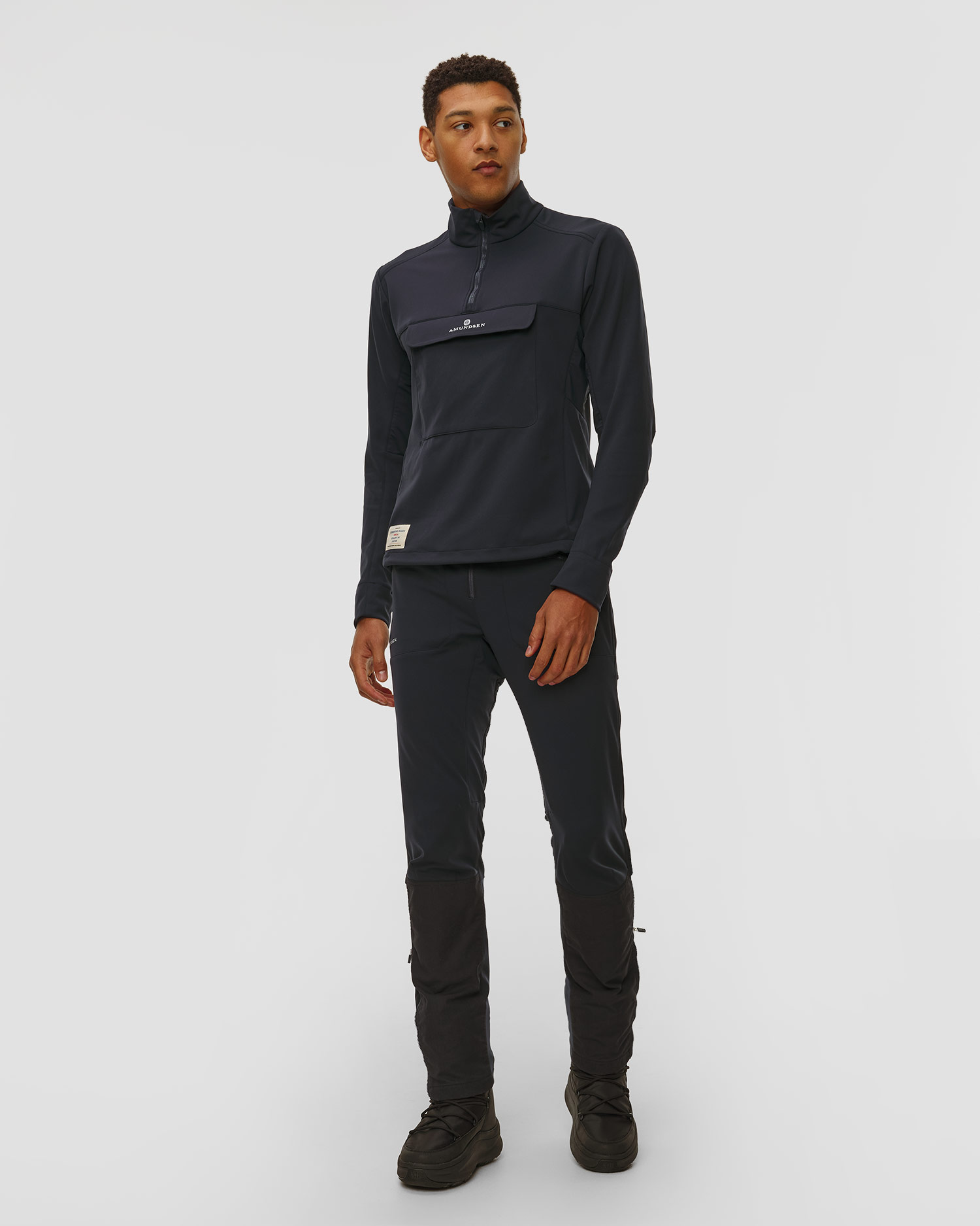 Spodnie softshellowe męskie Amundsen 5Mila Pants granatowe