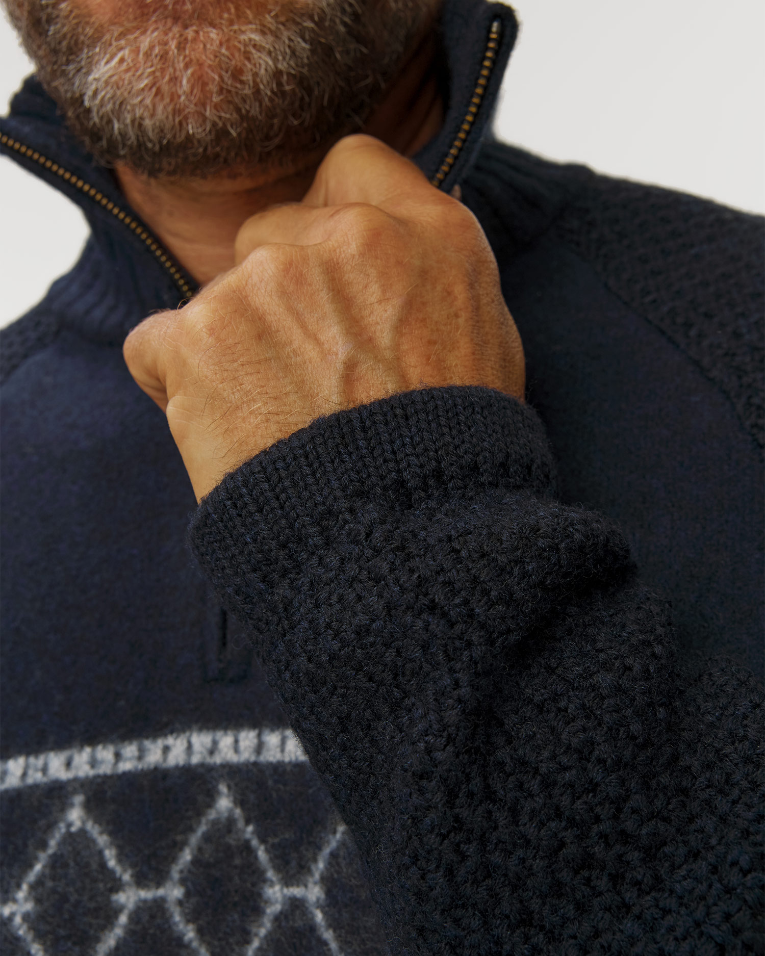 Men's Amundsen Boiled Ski Sweater navy blue