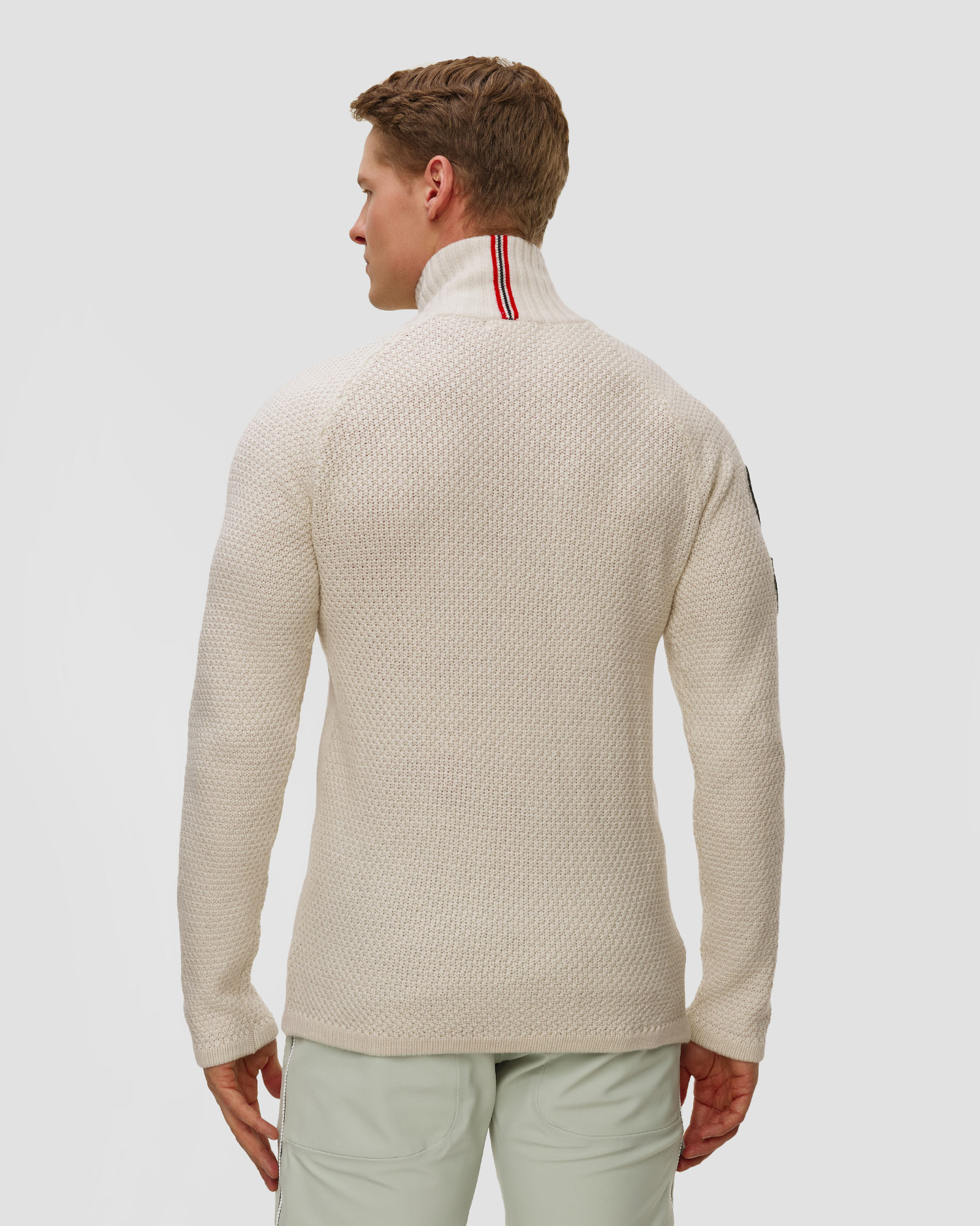 Dolcevita da sci da uomo Amundsen Sports Boiled Ski Sweater beige